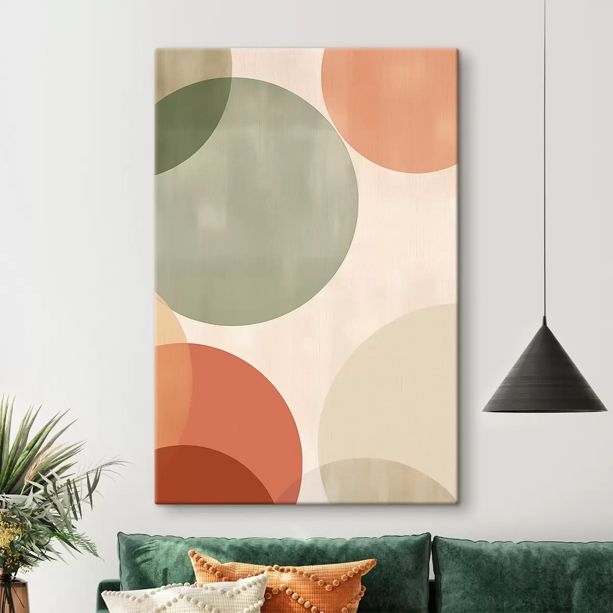 carta da parati Grandi cerchi astratti nr. s45794