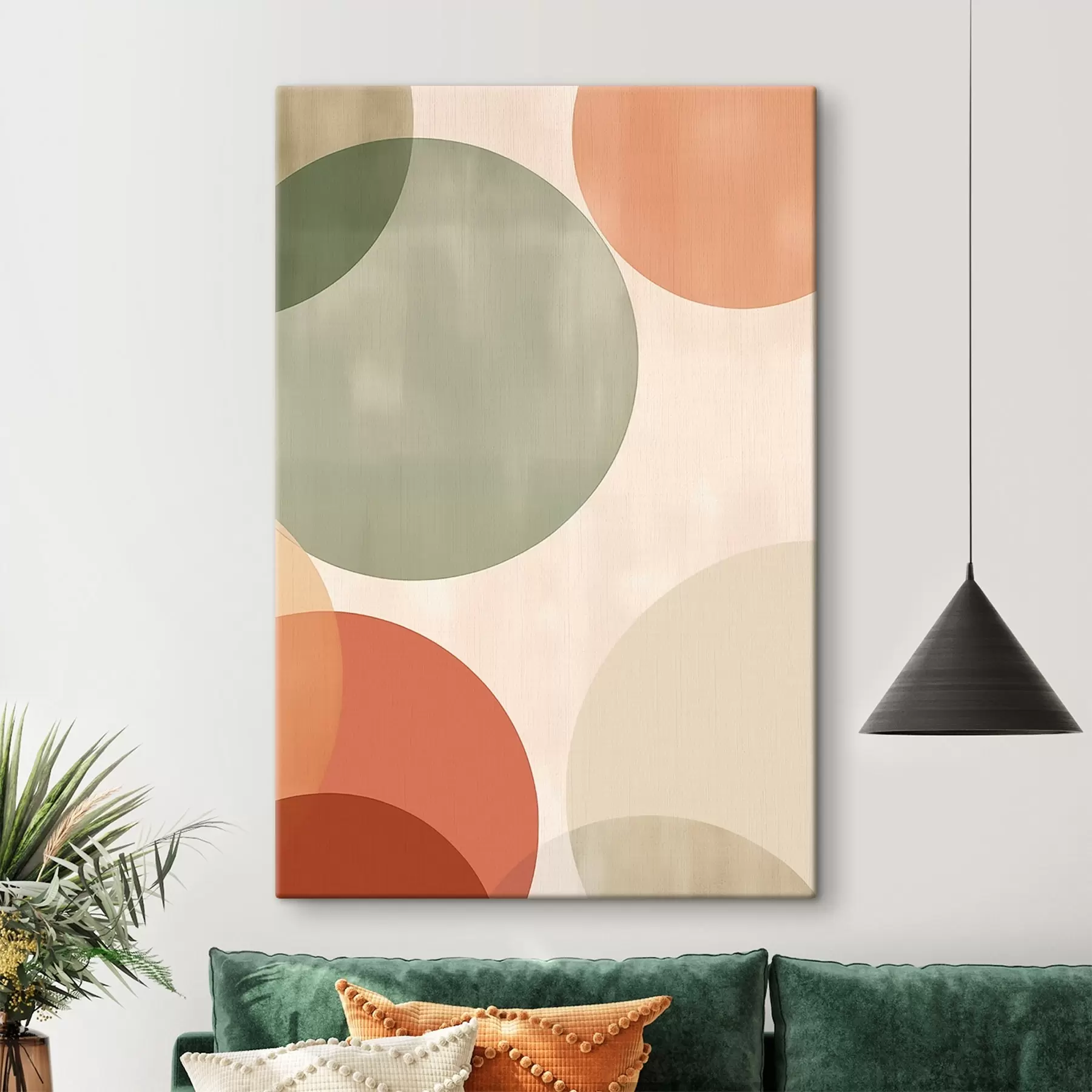 carta da parati Grandi cerchi astratti nr. s45794