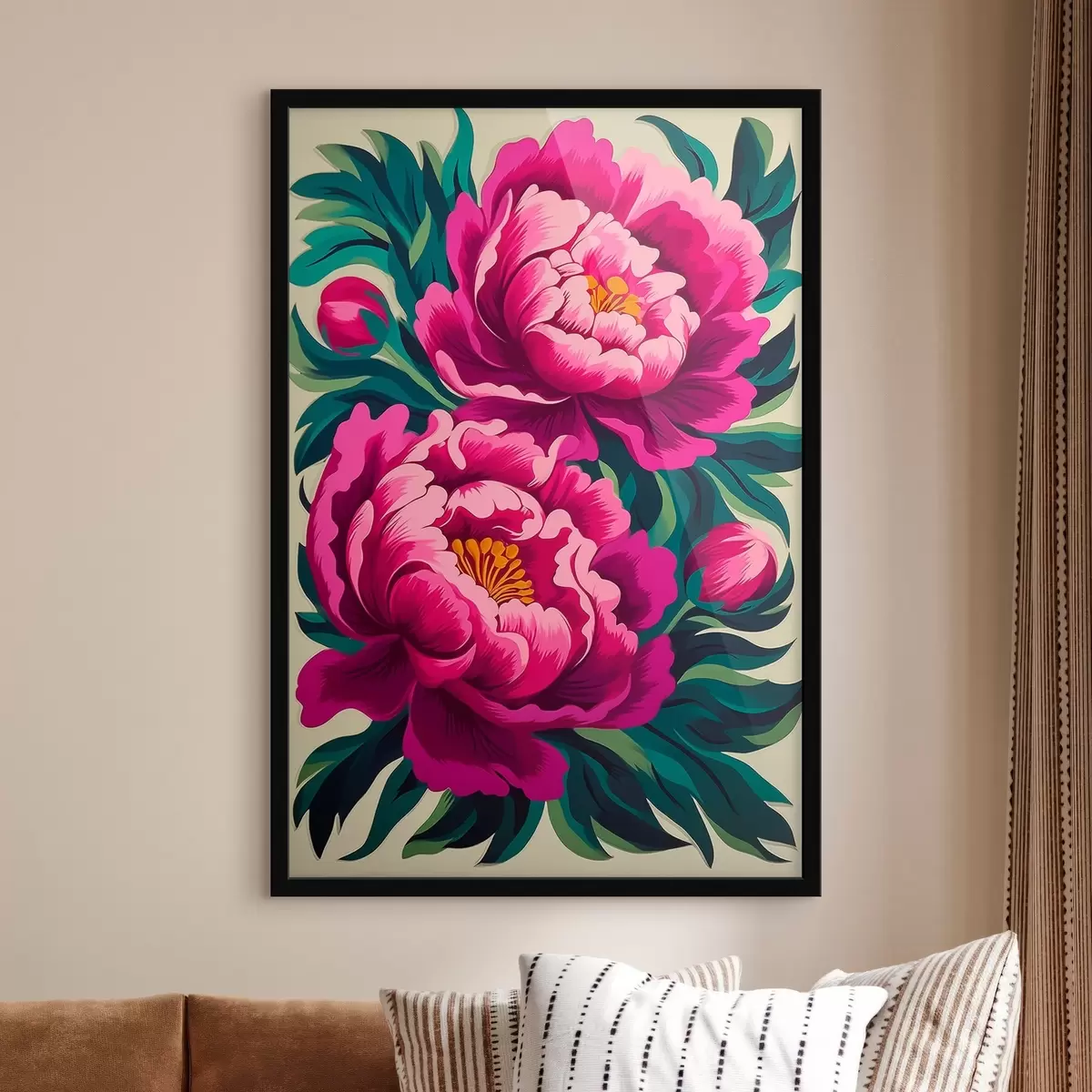 Poster Peonie da vicino f45781