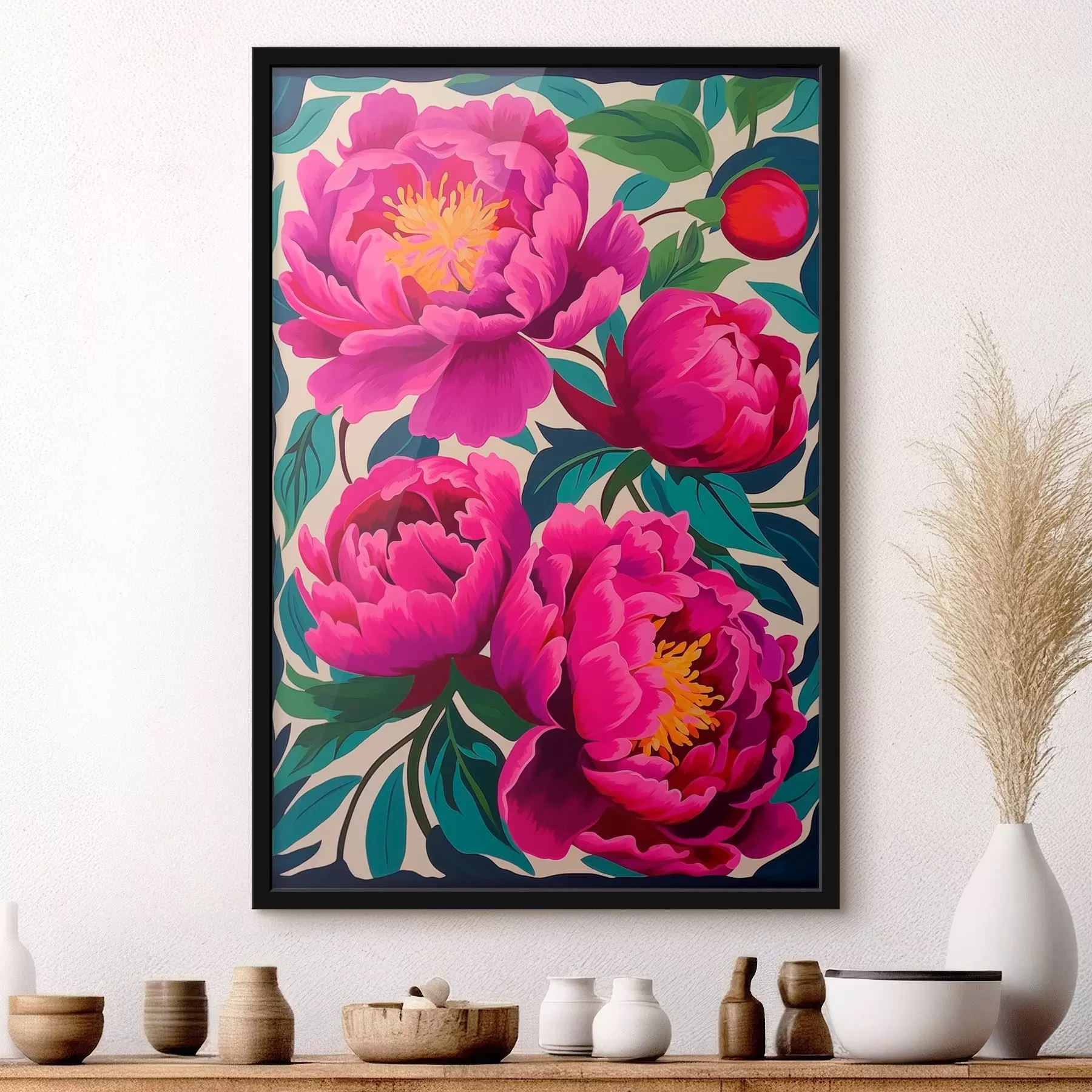 carta da parati Peonie da vicino nr. f45782