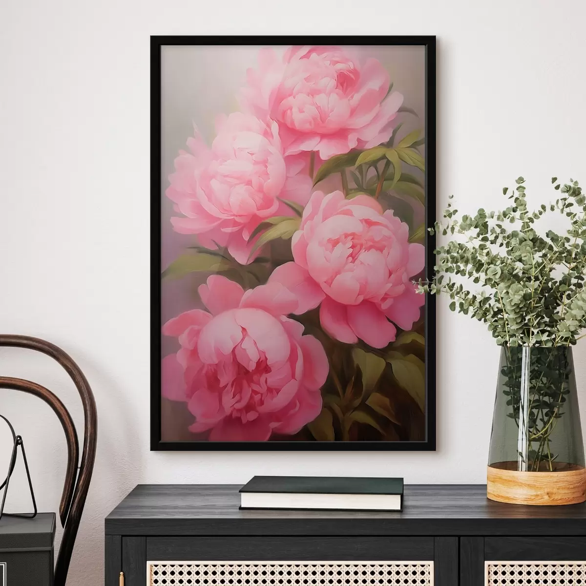 Poster Peonie rosa f45783