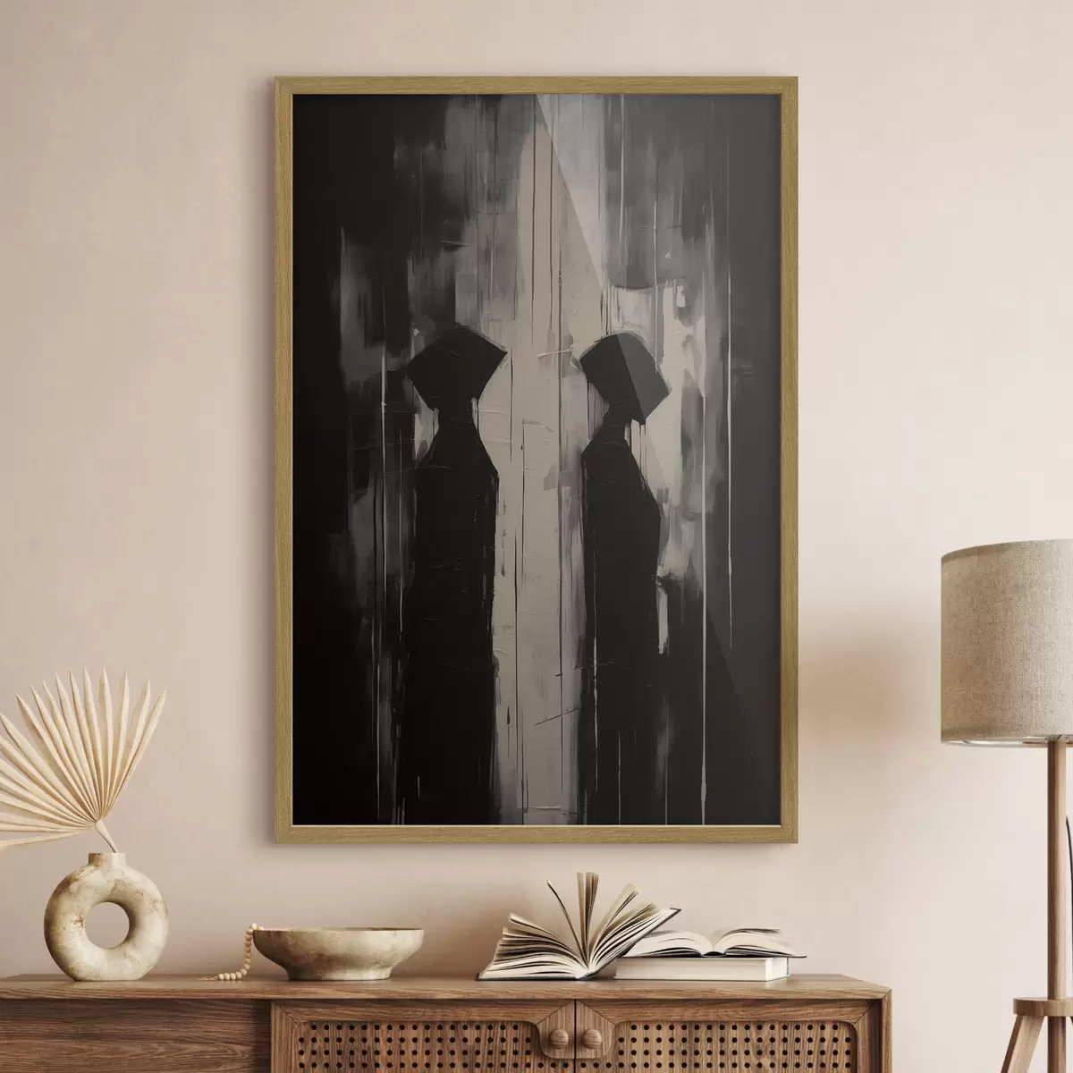 Poster Due sagome f45788