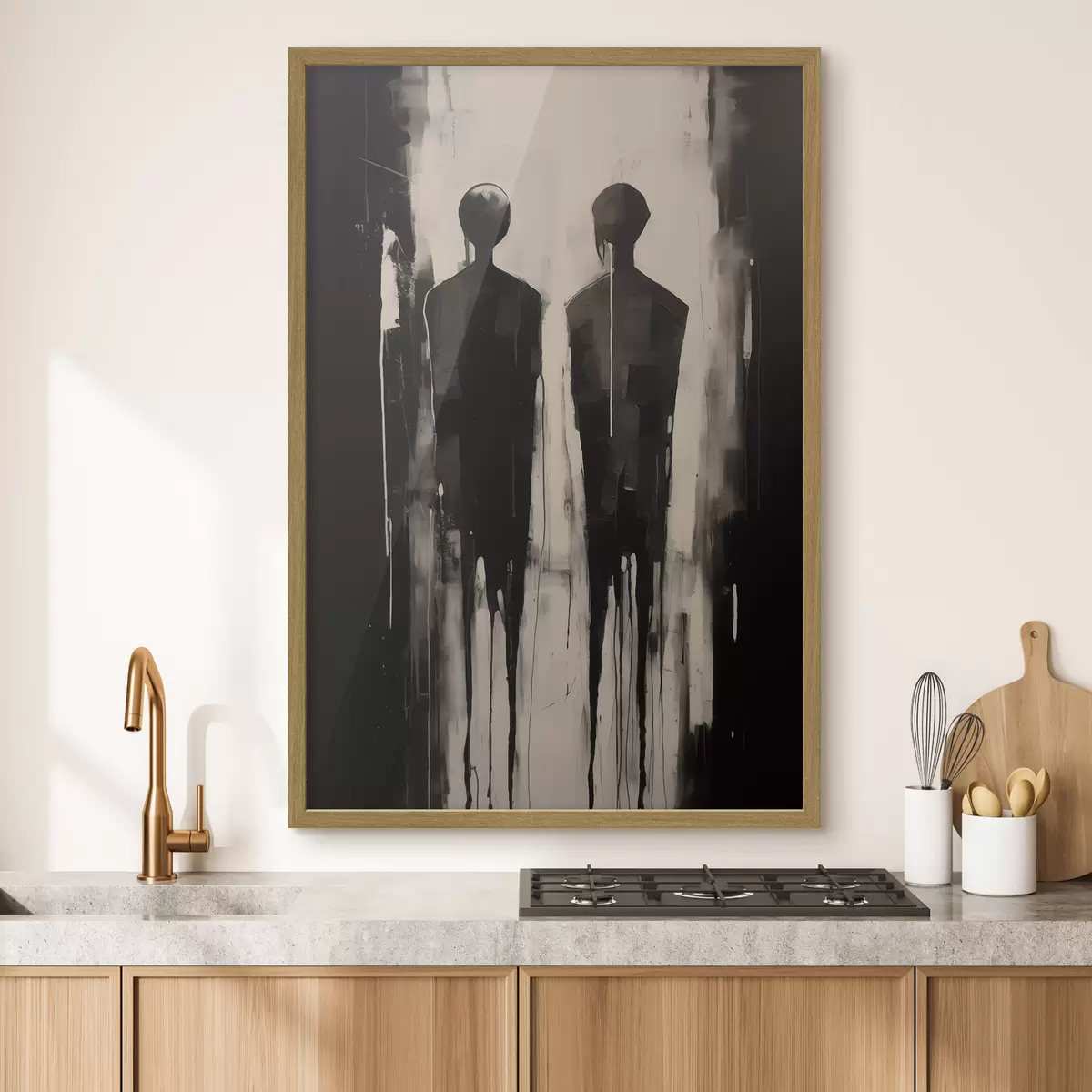 Poster Due sagome f45789