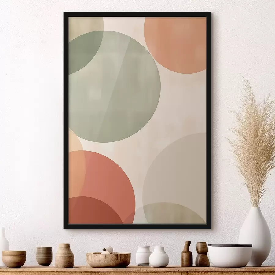 carta da parati Grandi cerchi astratti nr. f45794