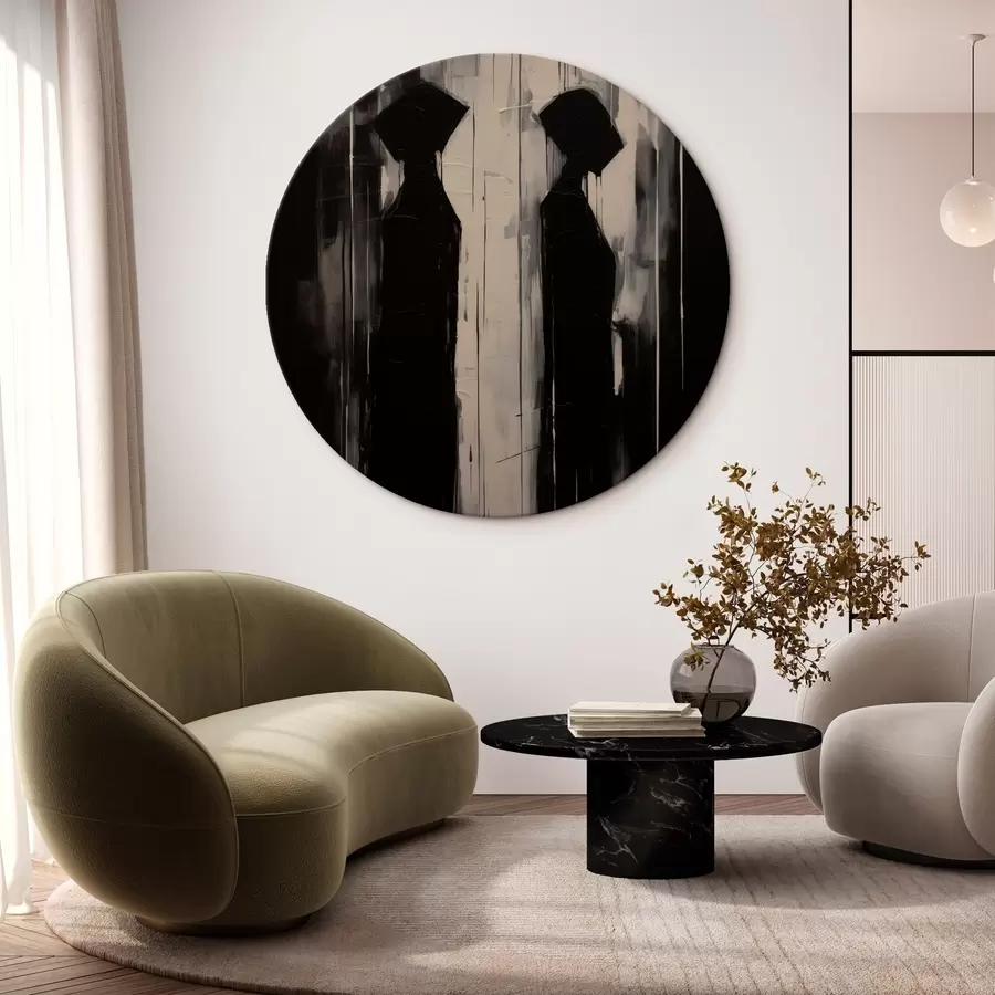 carta da parati Due sagome nr. r45788