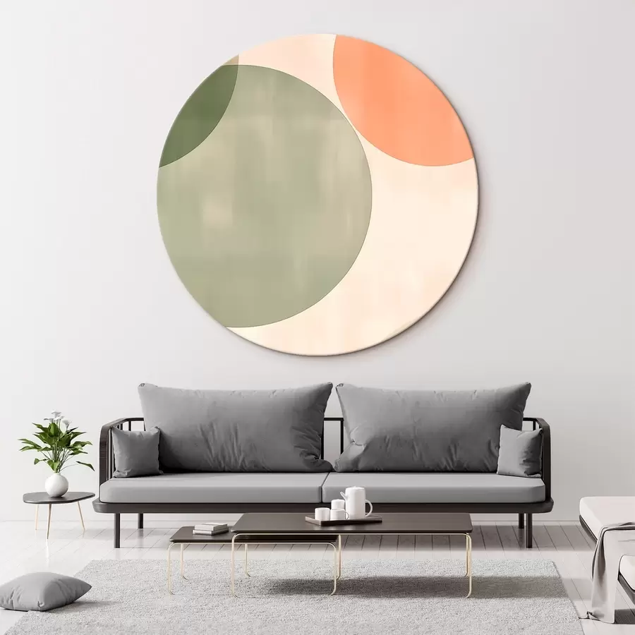 carta da parati Grandi cerchi astratti nr. r45794