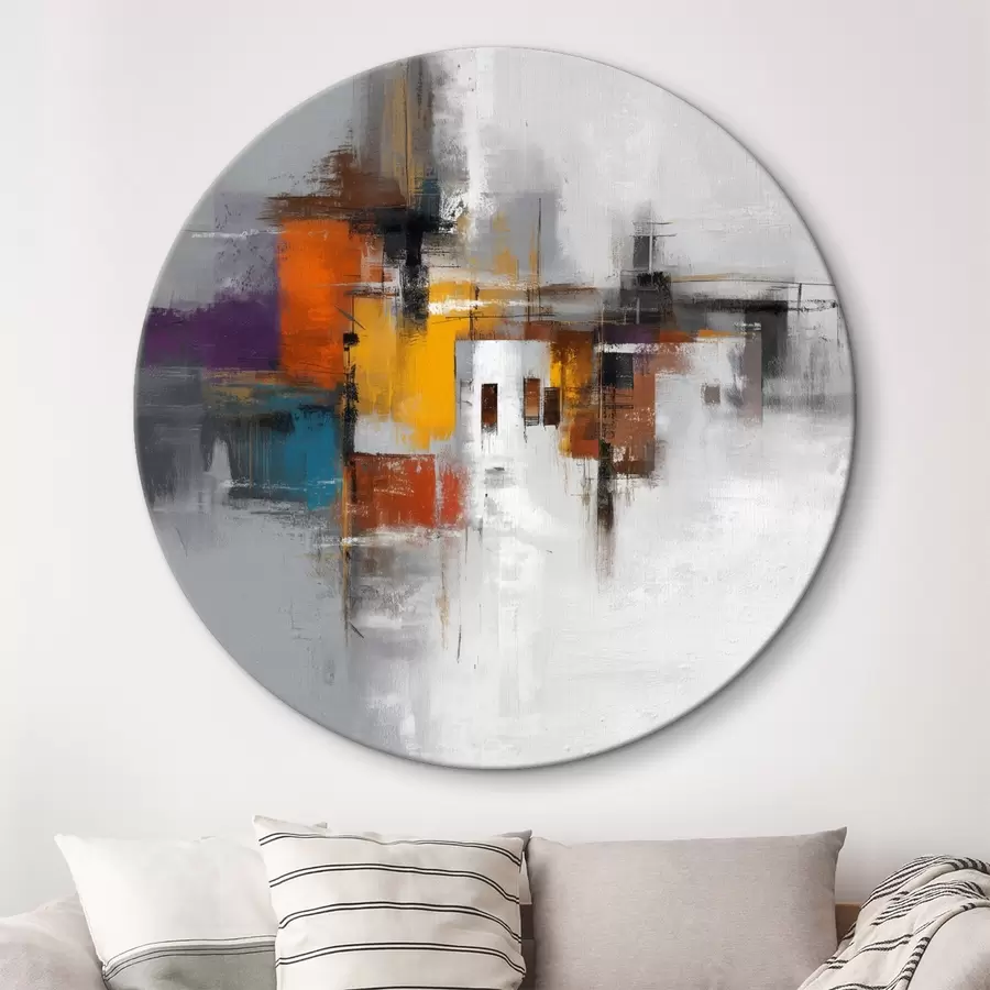 carta da parati Astrazione colorata con motivi geometrici nr. r45239