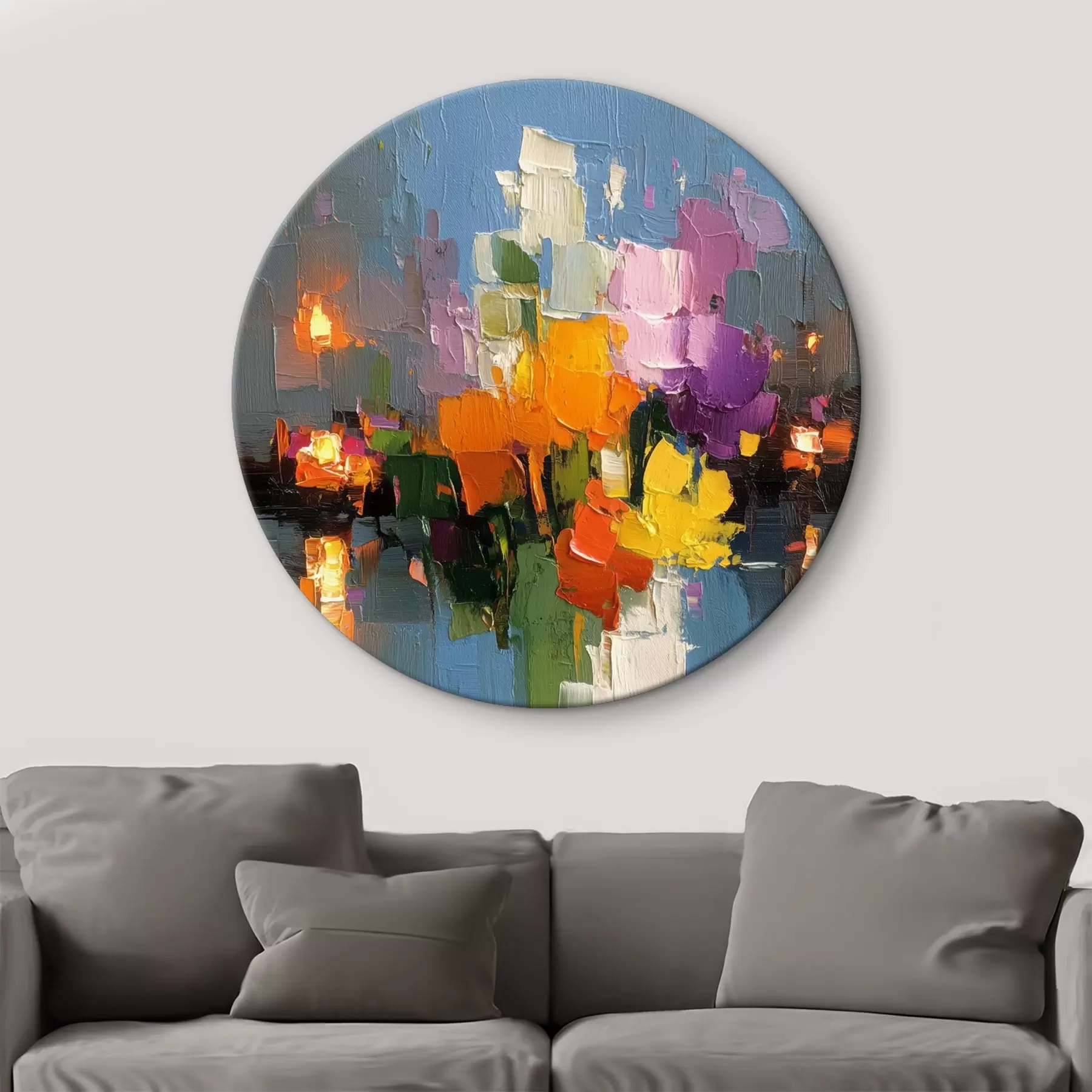 carta da parati Astrazione urbana: riflessione della luce nell'acqua nr. r45243