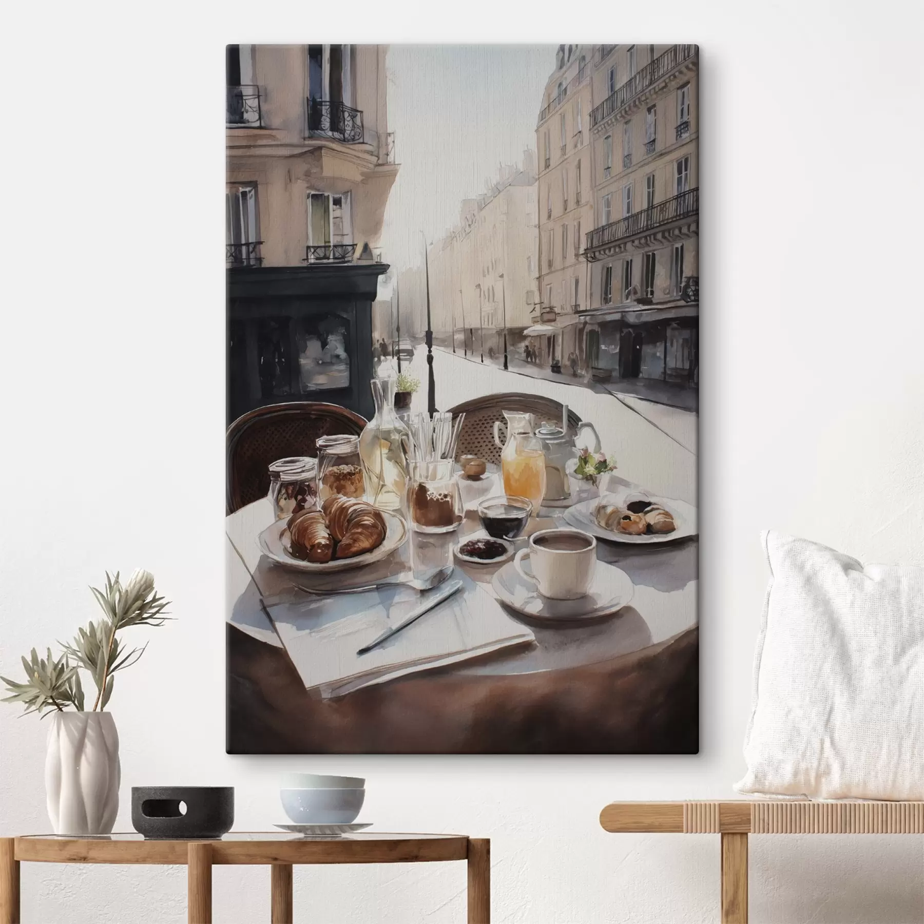 carta da parati colazione a Parigi nr. s45725