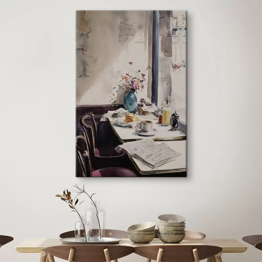 carta da parati colazione a Parigi nr. s45726