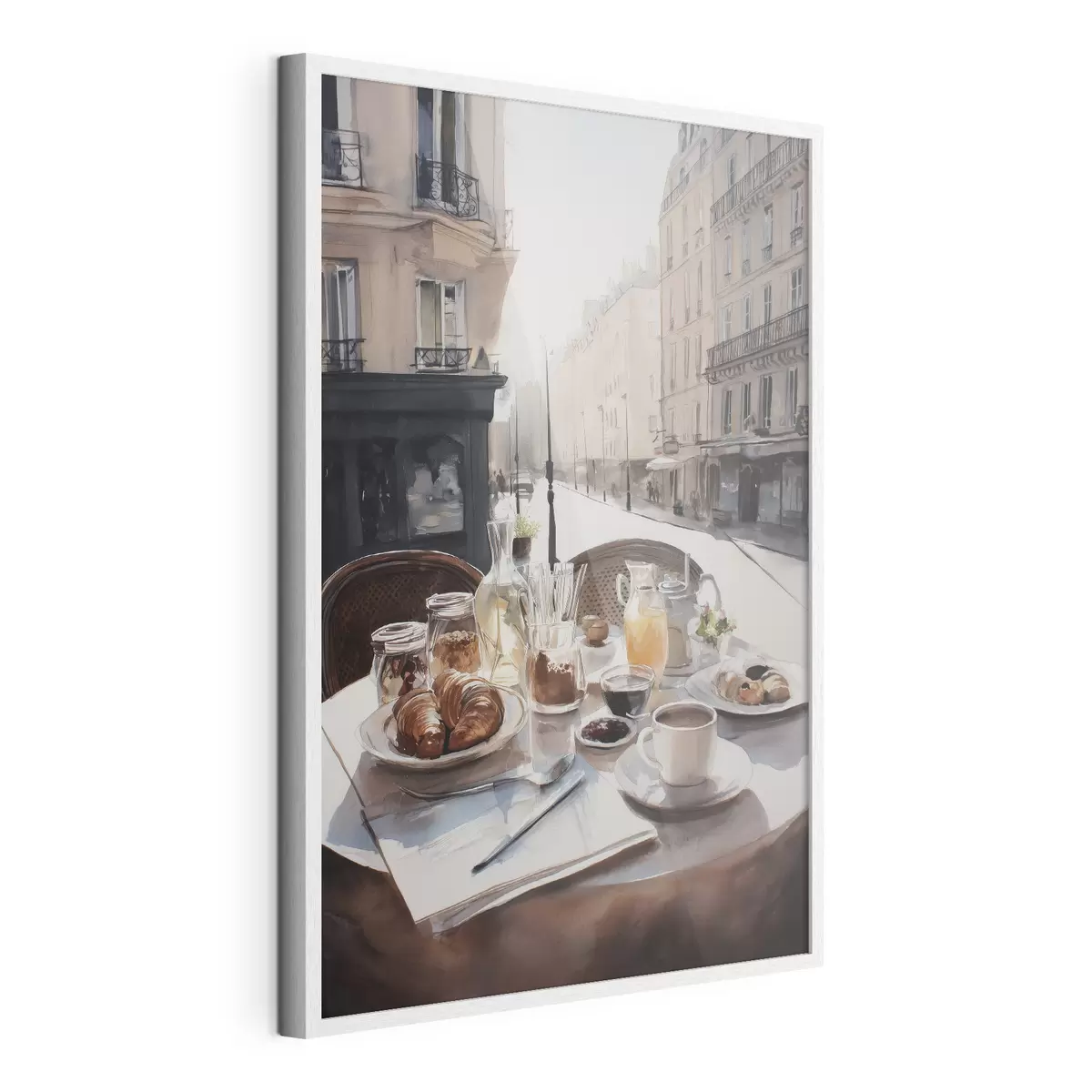 Poster colazione a Parigi f45725