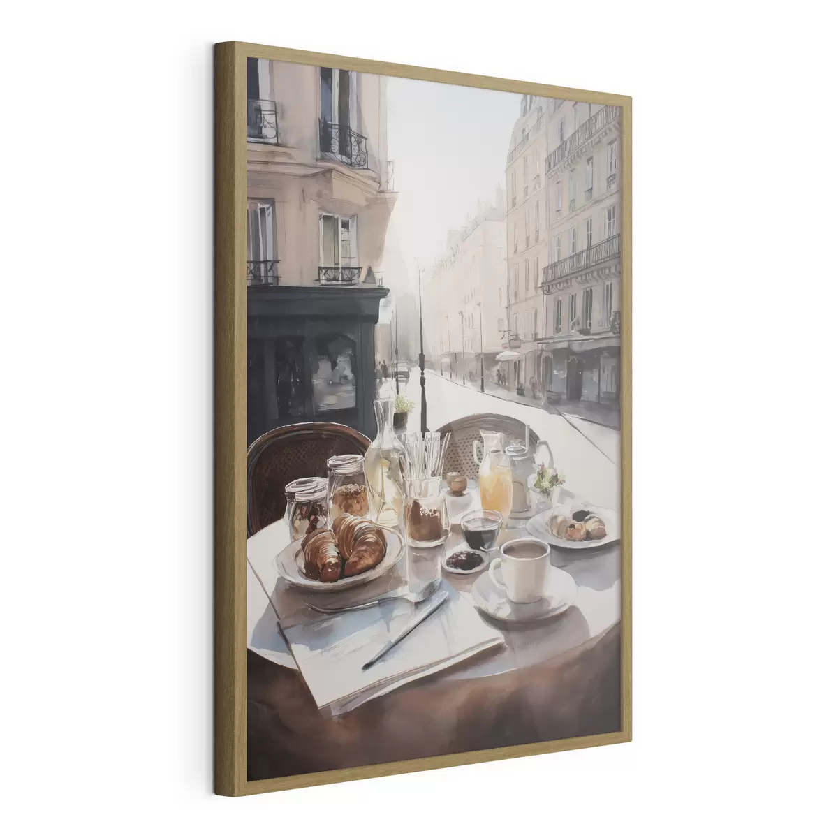 Poster colazione a Parigi f45725