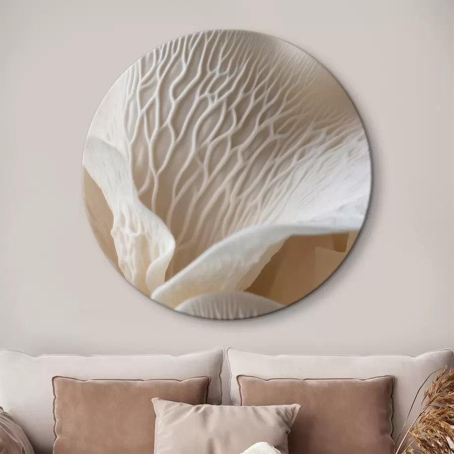 carta da parati petali con venature nei toni del beige nr. r45704