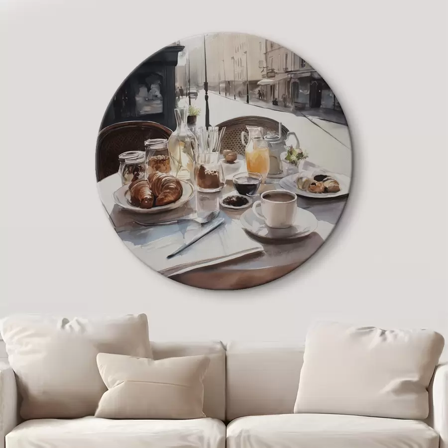 carta da parati colazione a Parigi nr. r45725