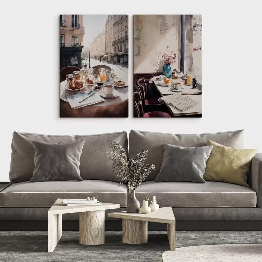 carta da parati colazione a Parigi nr. m00736
