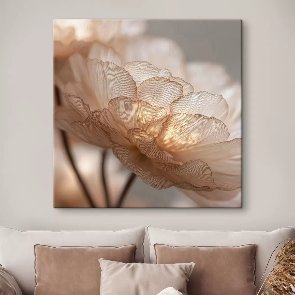 carta da parati Delicato fiore in un bagliore luminoso nr. s45822