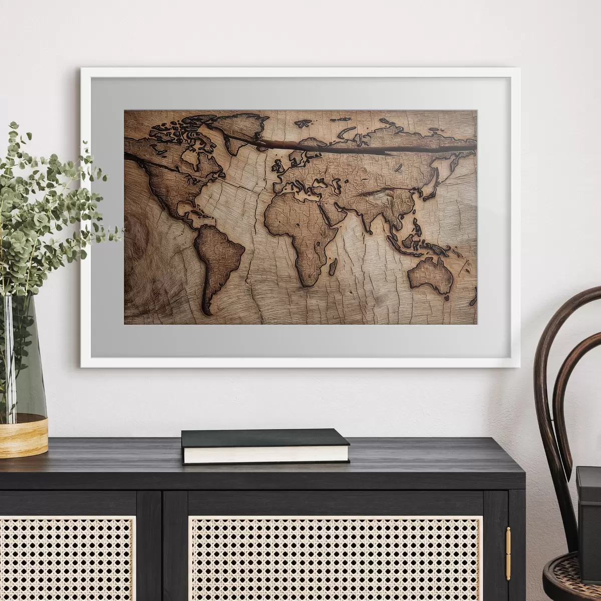 Poster Il mondo nelle venature f45805