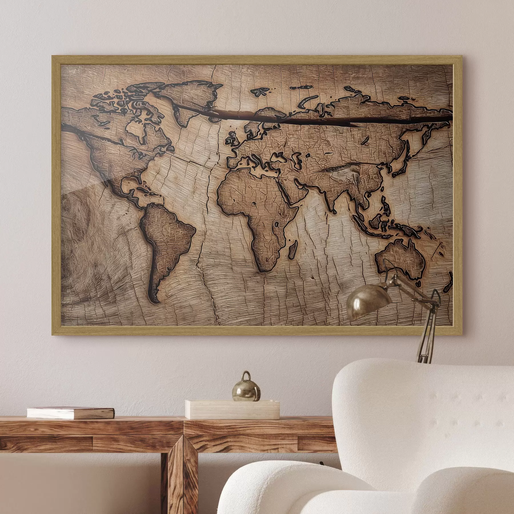 carta da parati Il mondo nelle venature nr. f45805