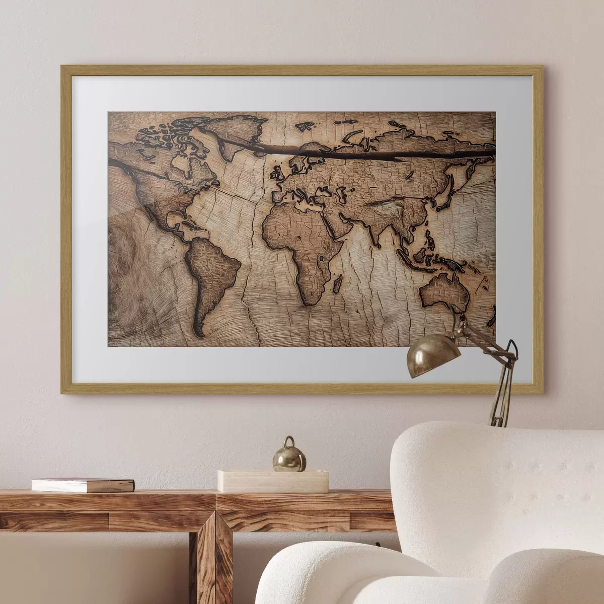 Poster Il mondo nelle venature f45805