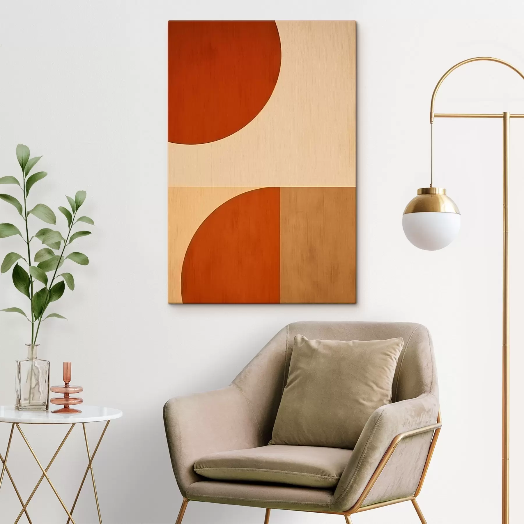 carta da parati Semicerchi astratti nr. s45844