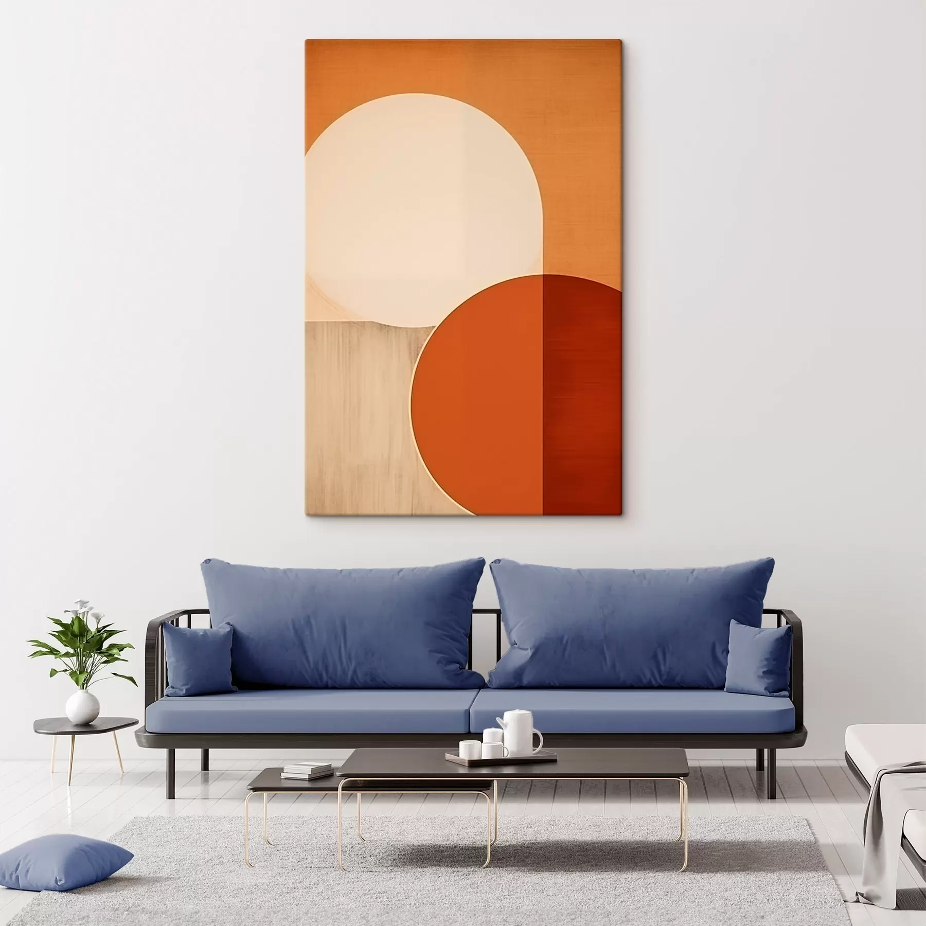 carta da parati Semicerchi astratti nr. s45845