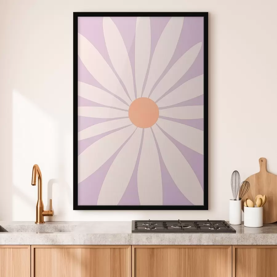 carta da parati Grande margherita nr. f45827