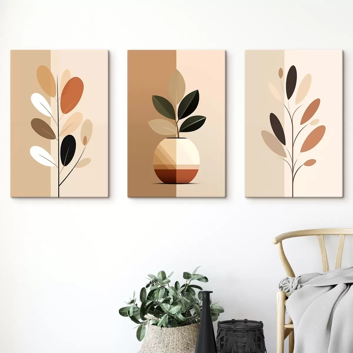 carta da parati Rami astratti nr. m00759