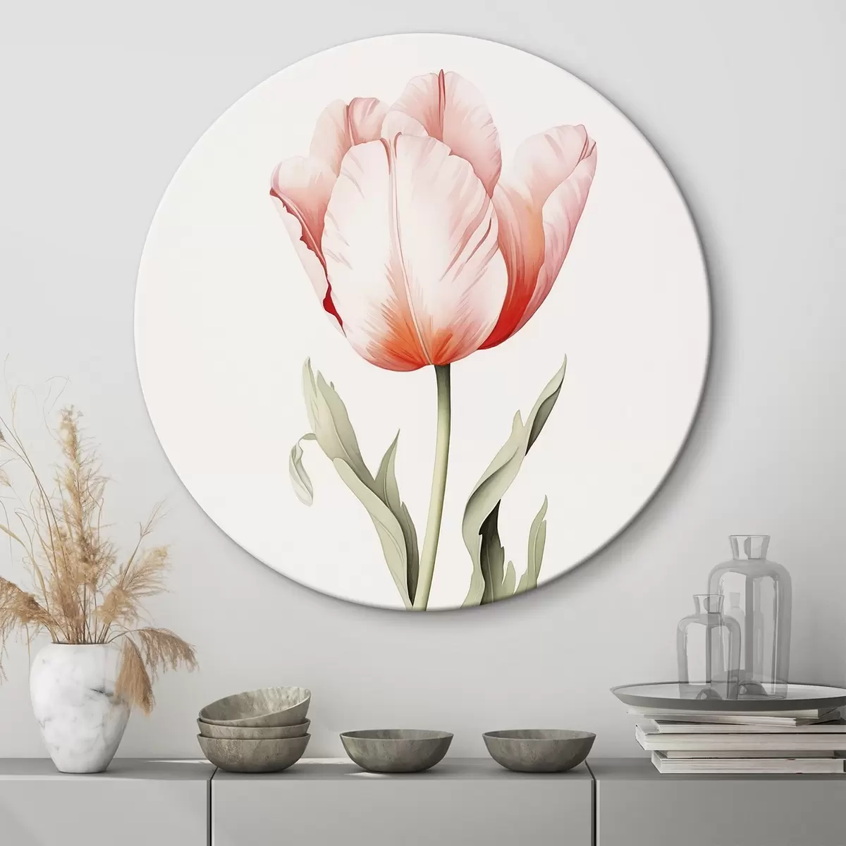 Quadri rotondi Tulipano r45914