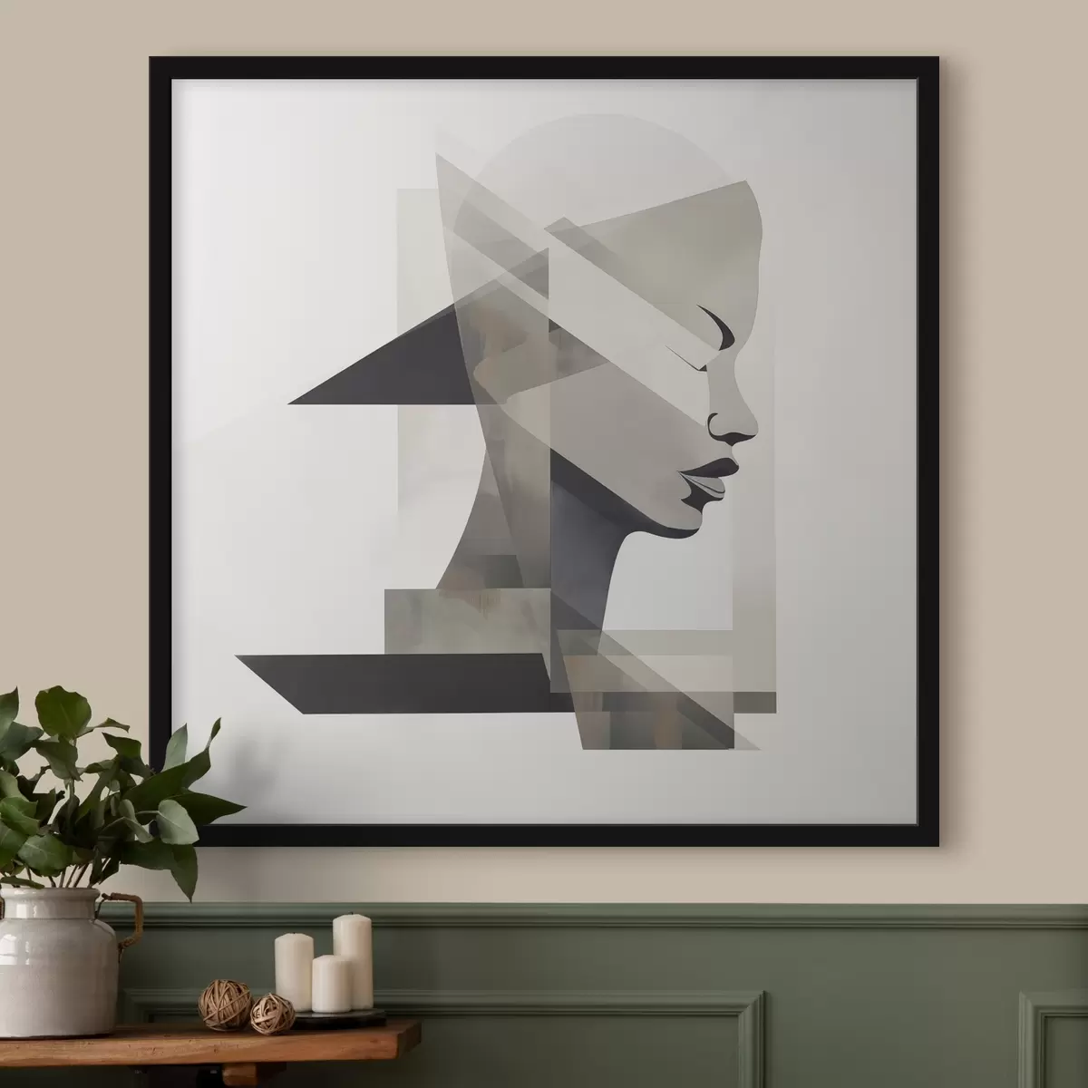 Poster Ritratto astratto f45916