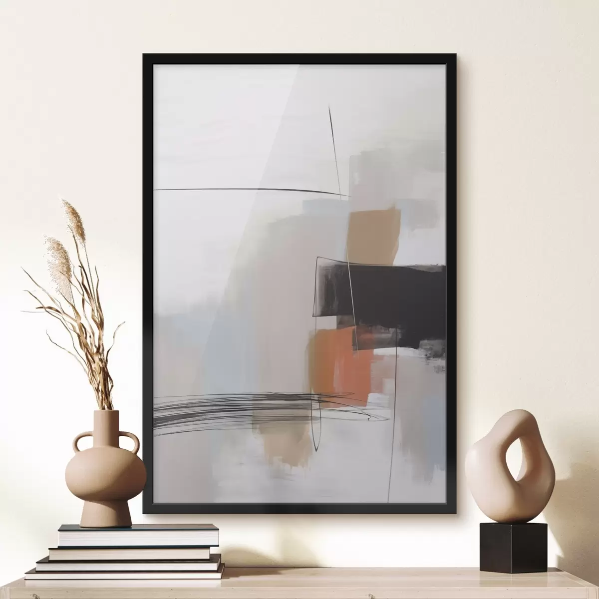 Poster Astrazione imitazione di pennellate f45919