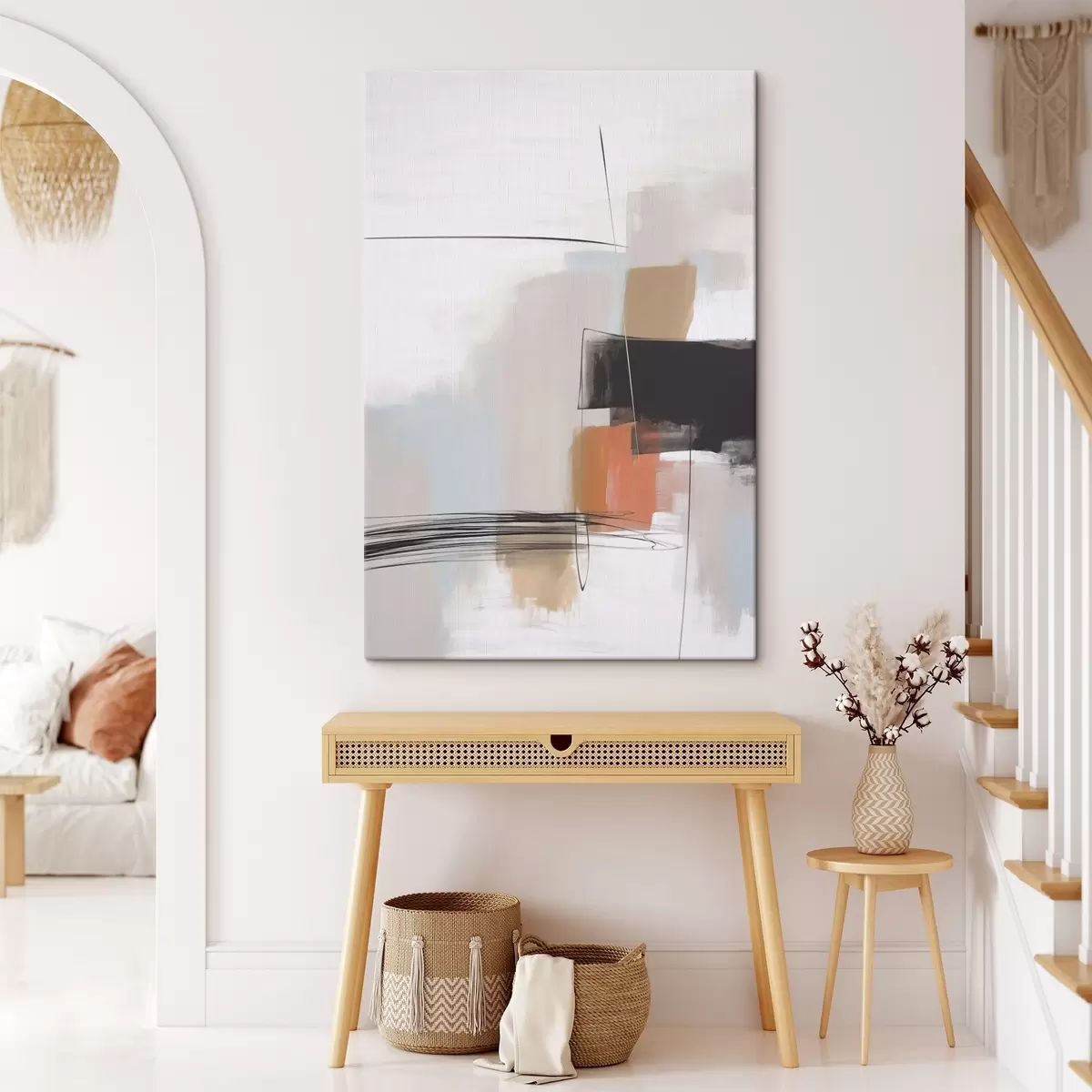 carta da parati Astrazione imitazione di pennellate nr. s45919