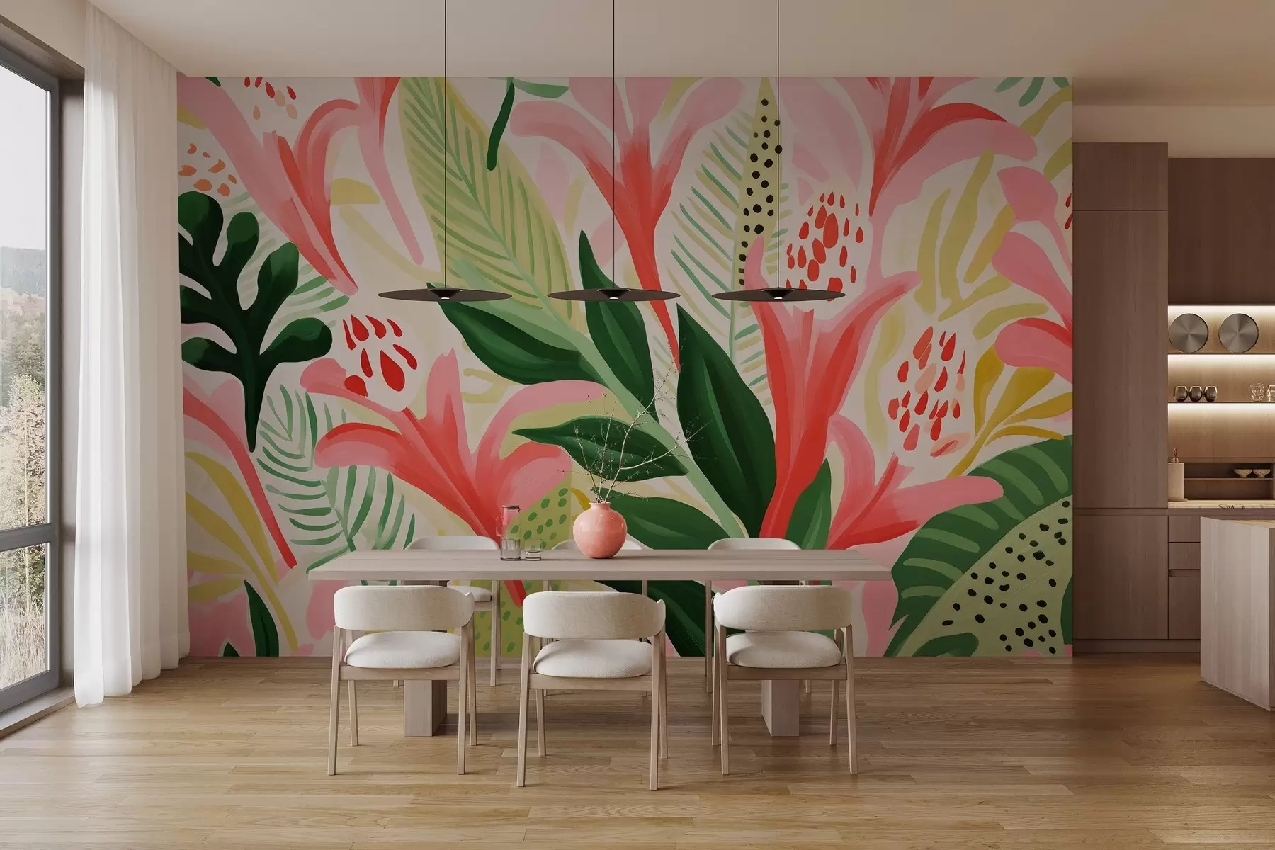 Carta da parati nature Volo di colori 