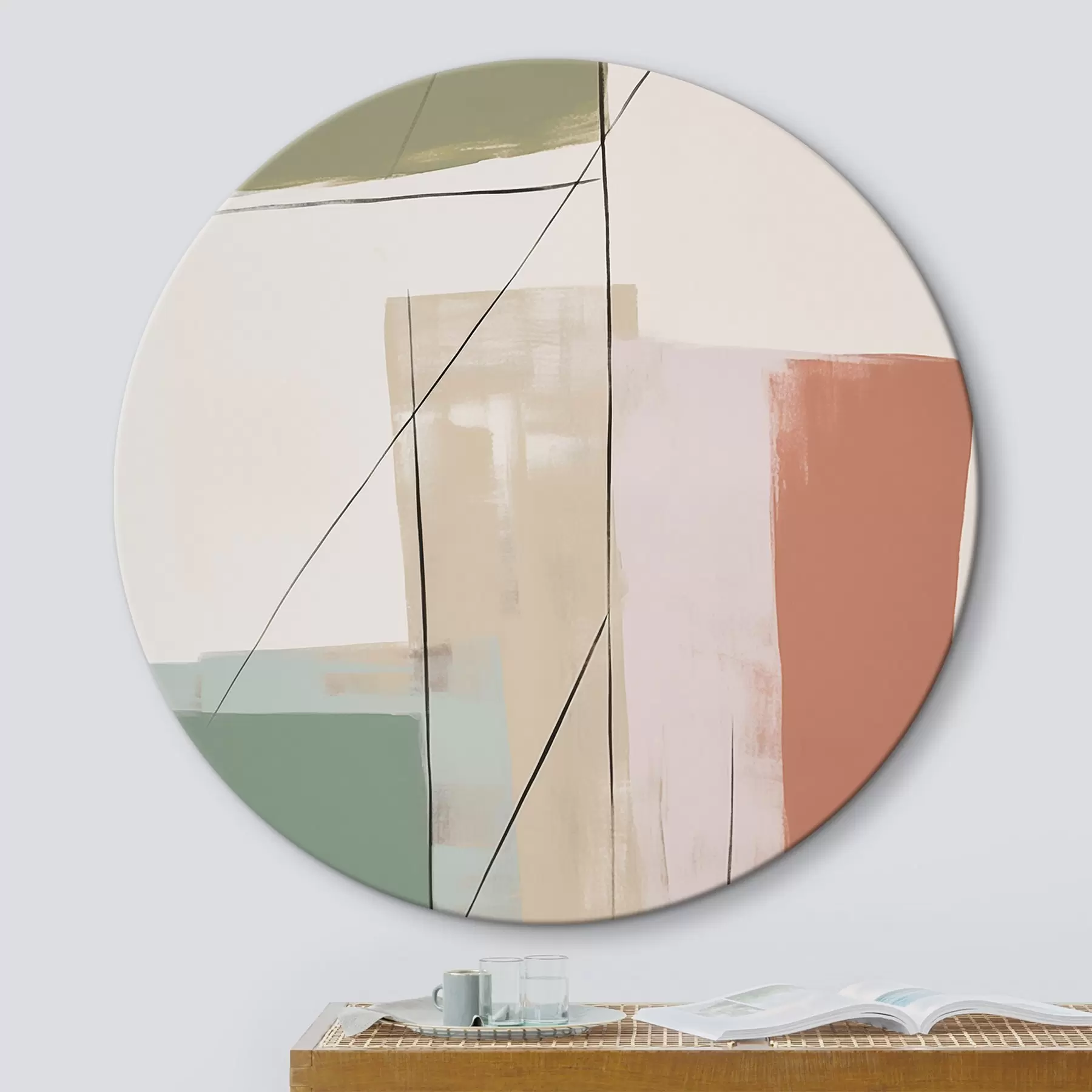 carta da parati Astrazione con imitazione di abrasioni nr. r45974