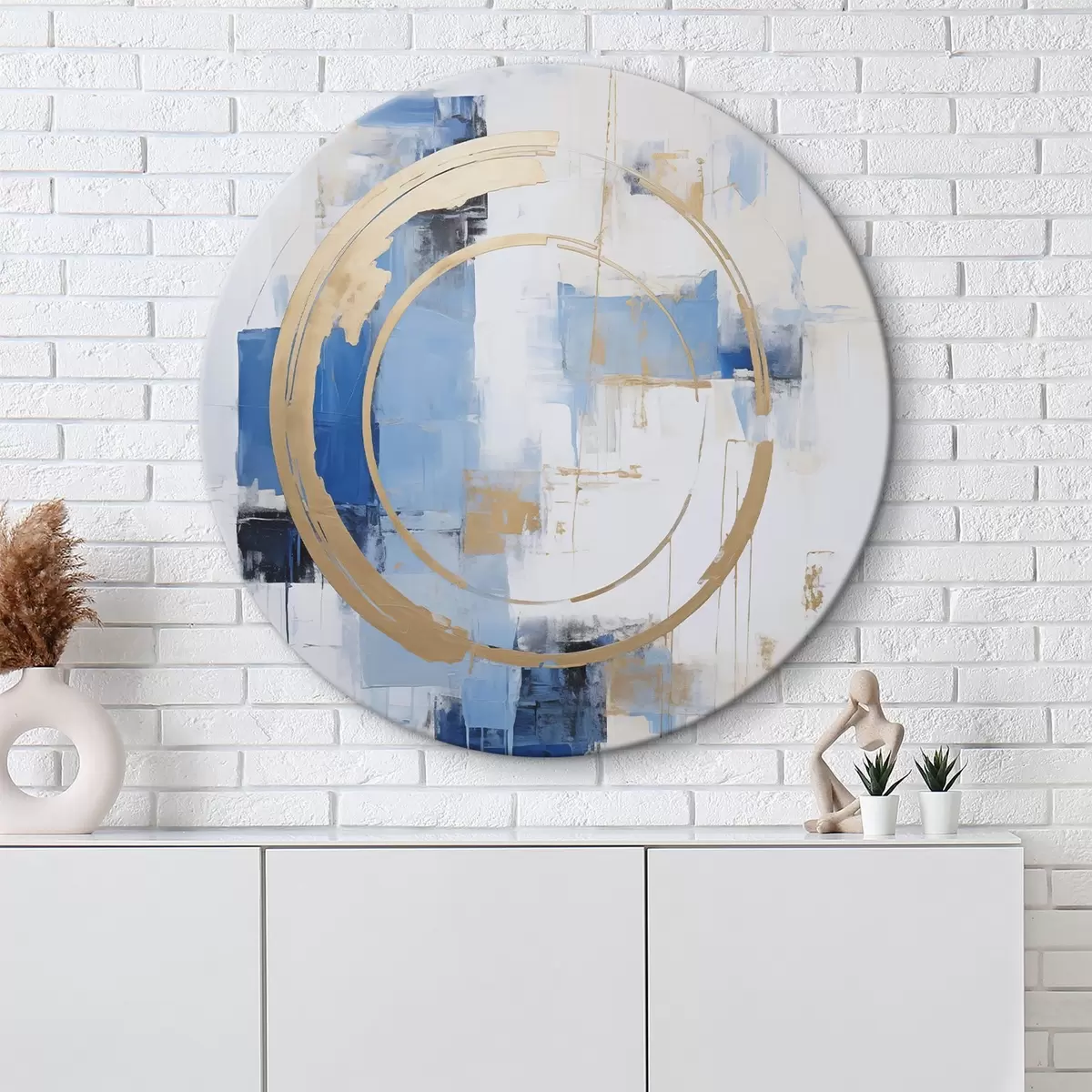 Quadri rotondi Astrazione moderna r45977