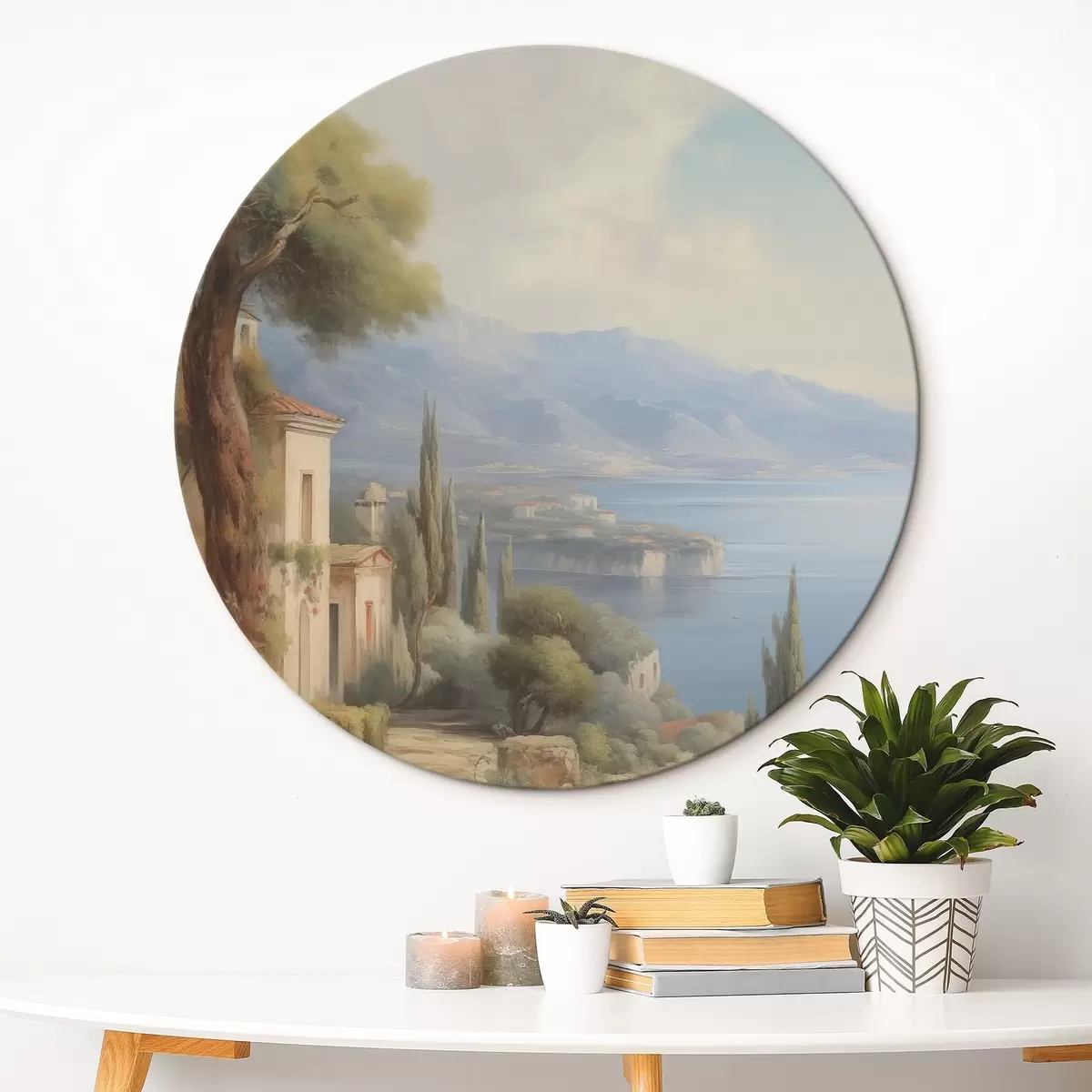 Quadri rotondi Paesaggio r45980