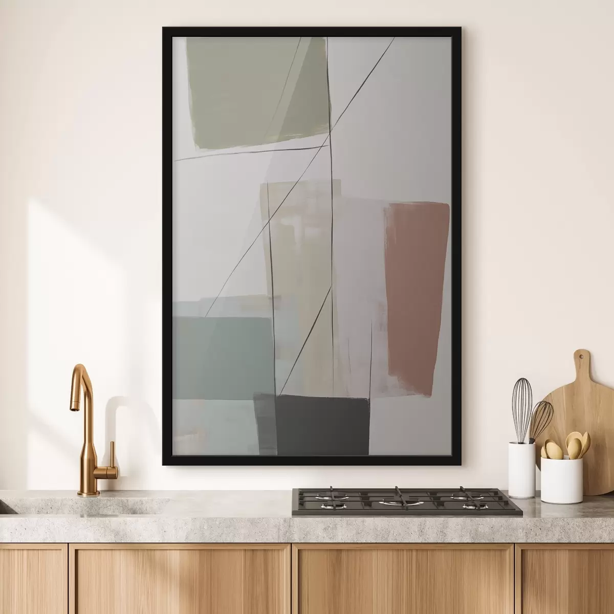 Poster Astrazione con imitazione di abrasioni f45974