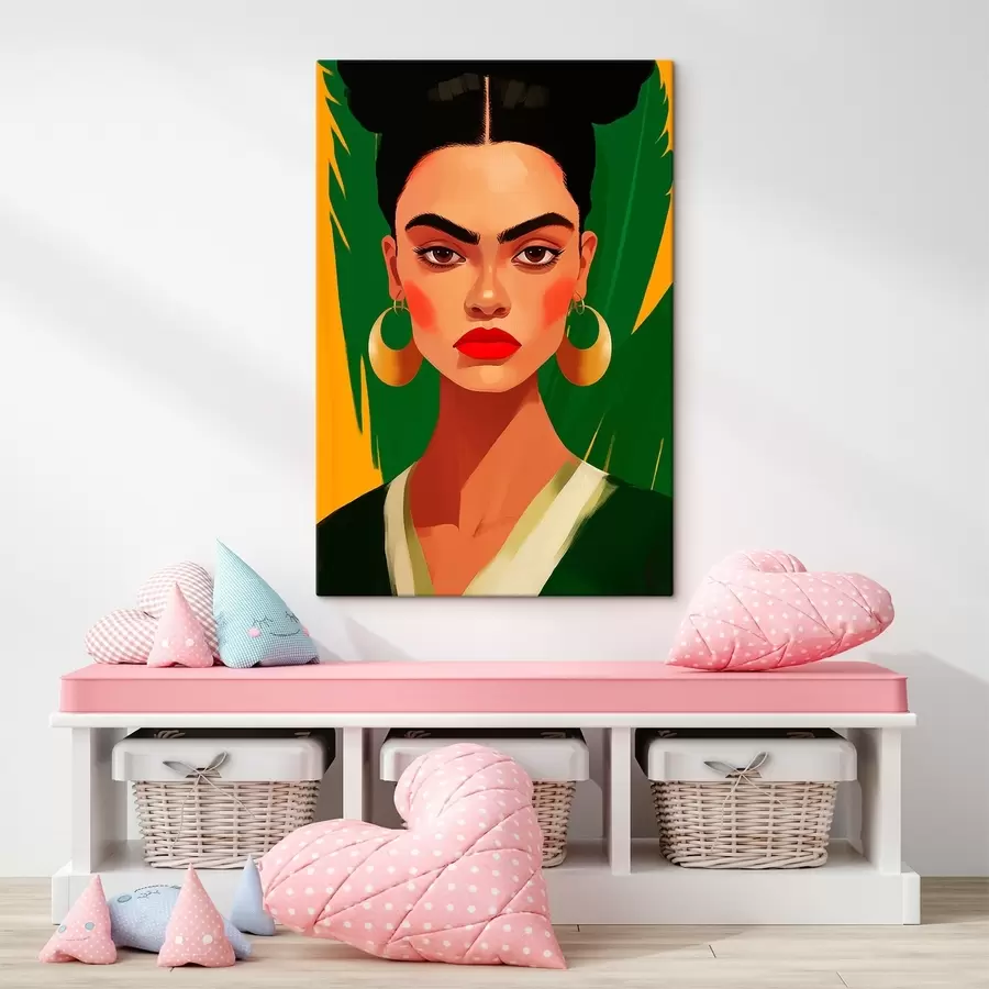 carta da parati Donna con orecchini nr. s45953