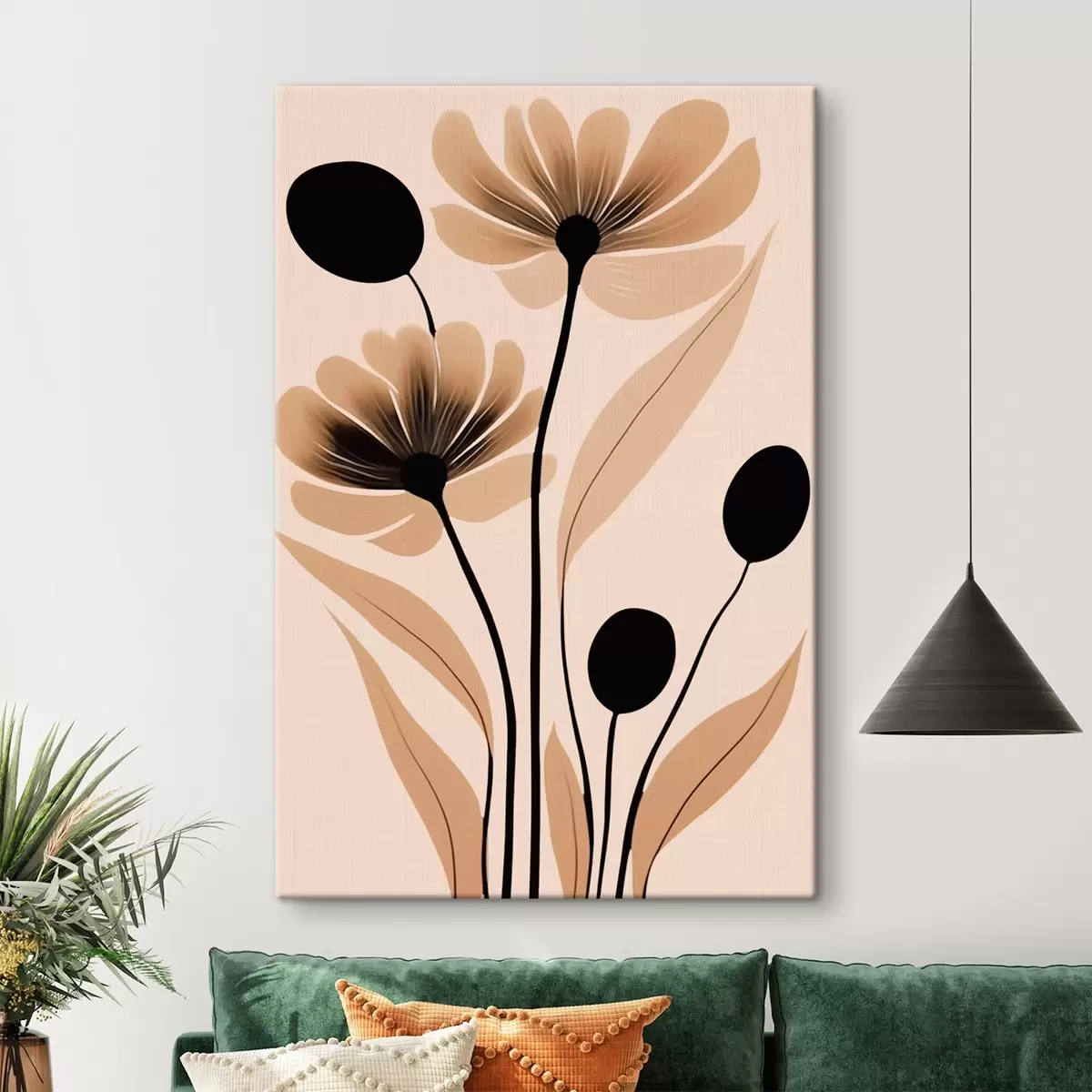 carta da parati Fiori astratti nr. s45963