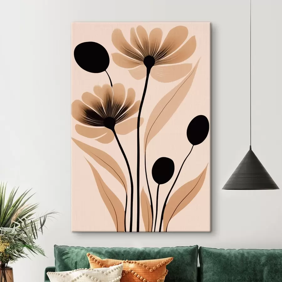 carta da parati Fiori astratti nr. s45963