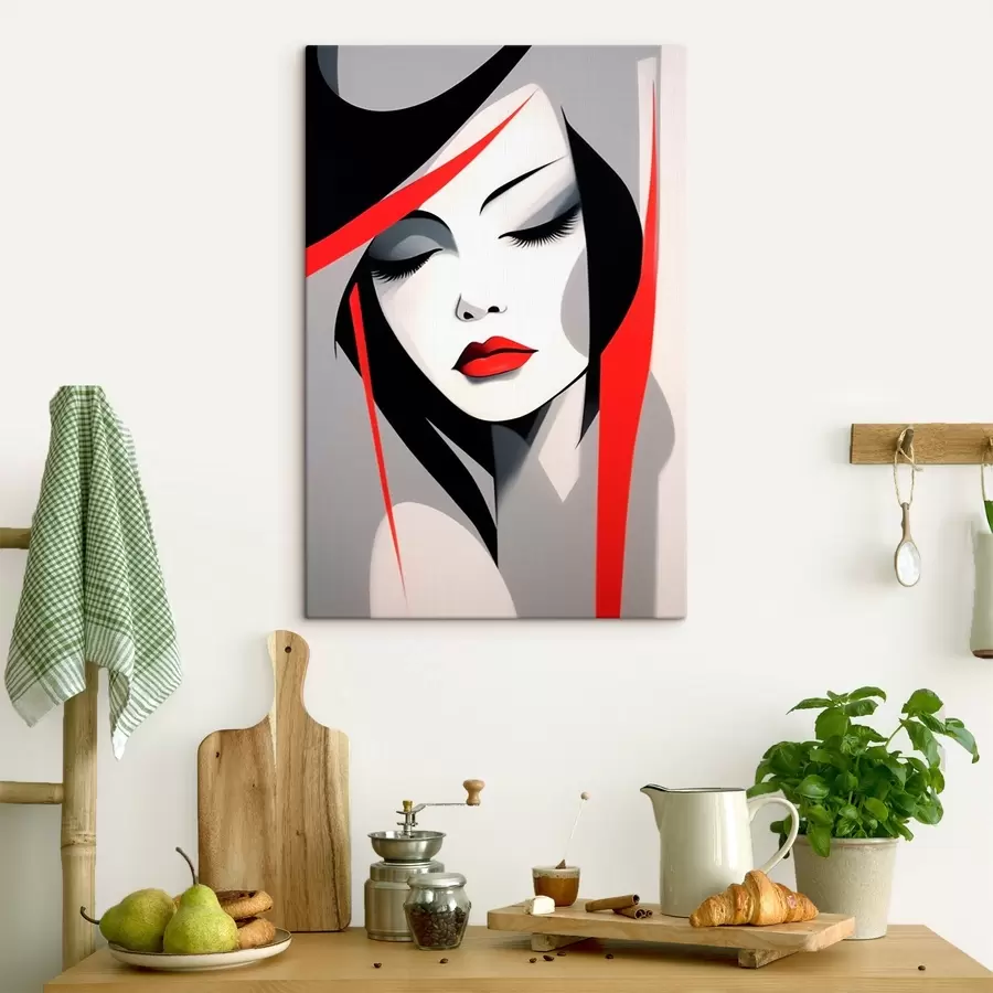 carta da parati Ritratto femminile astratto nr. s45964