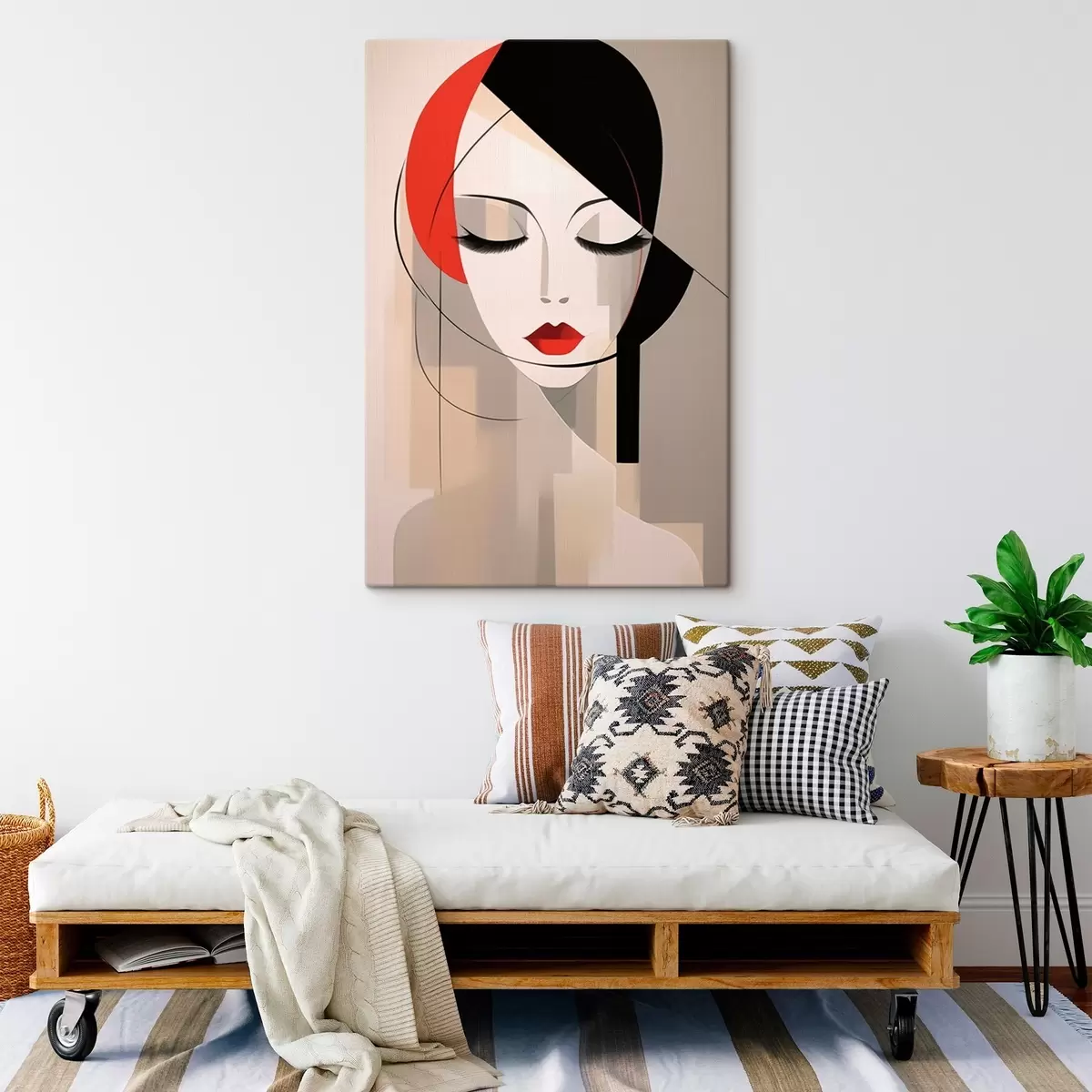 carta da parati Ritratto femminile astratto nr. s45965