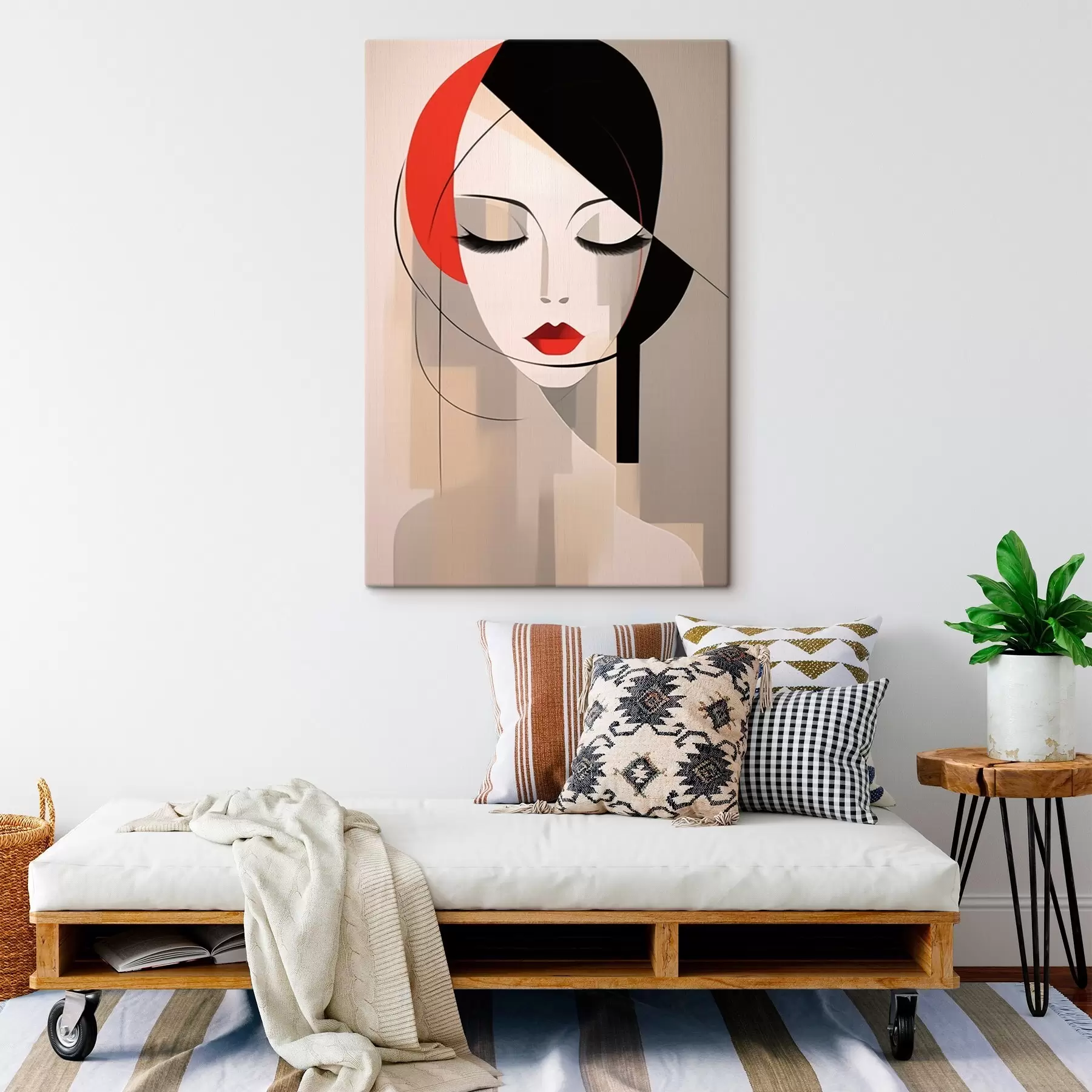 carta da parati Ritratto femminile astratto nr. s45965