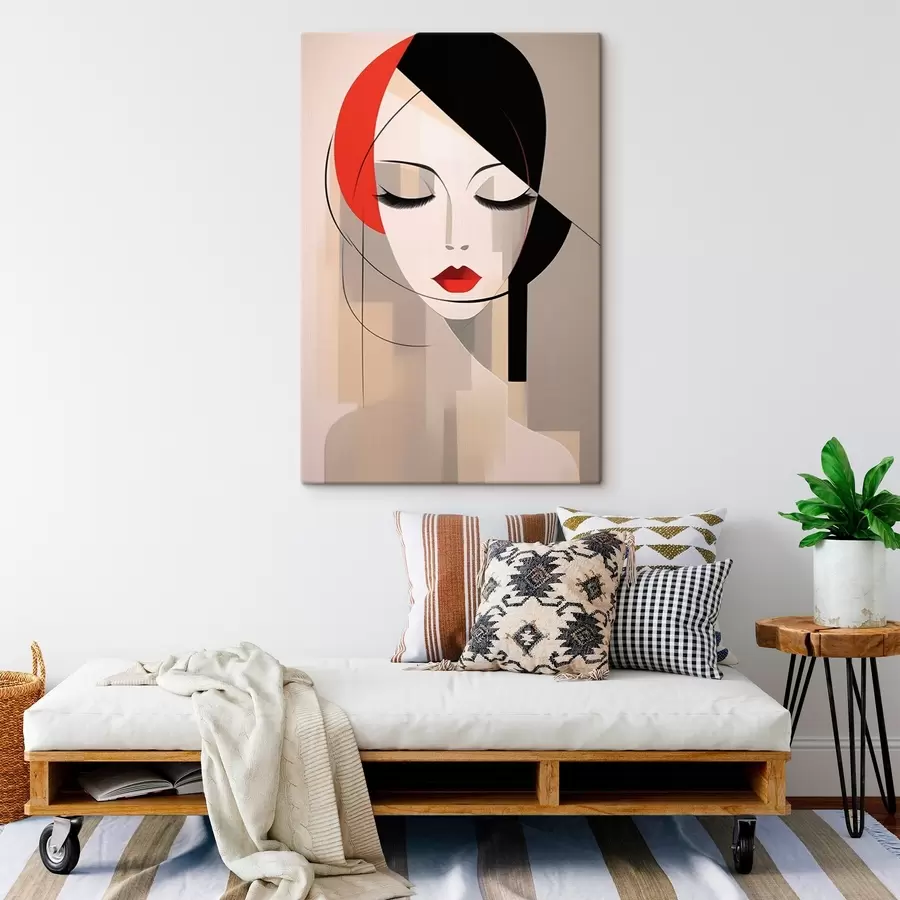 carta da parati Ritratto femminile astratto nr. s45965