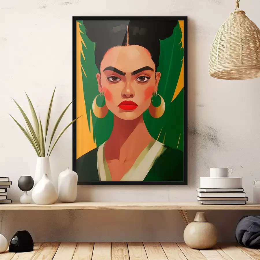 carta da parati Donna con orecchini nr. f45953