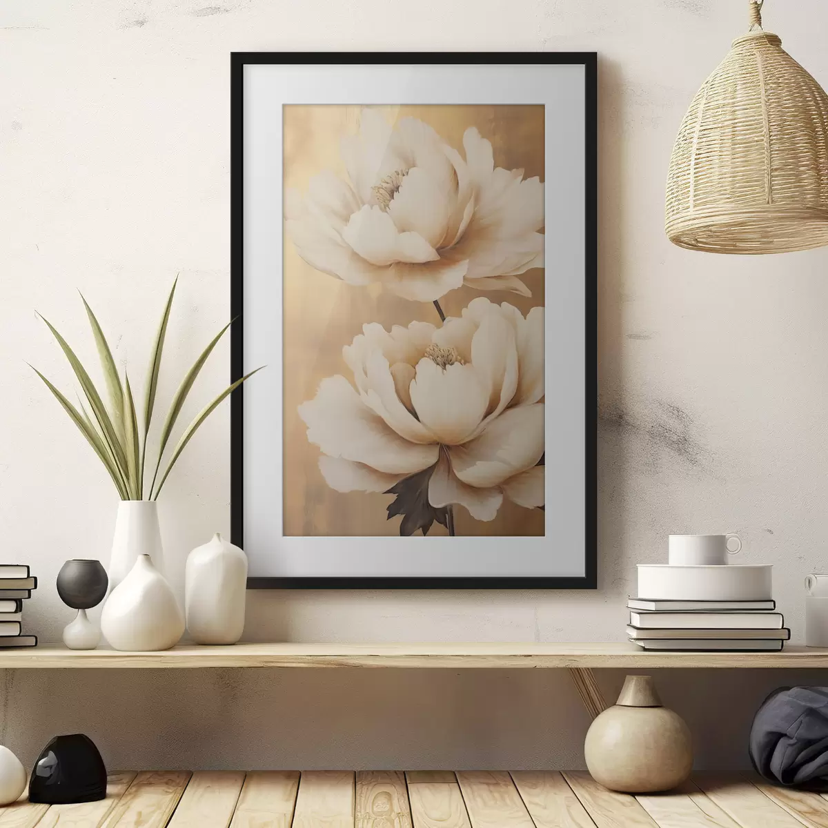 Poster Peonie e istante f45956