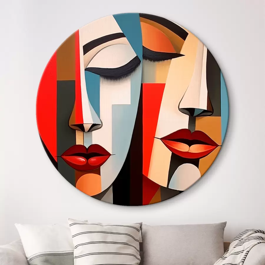 carta da parati Volti femminili astratti nr. r45967