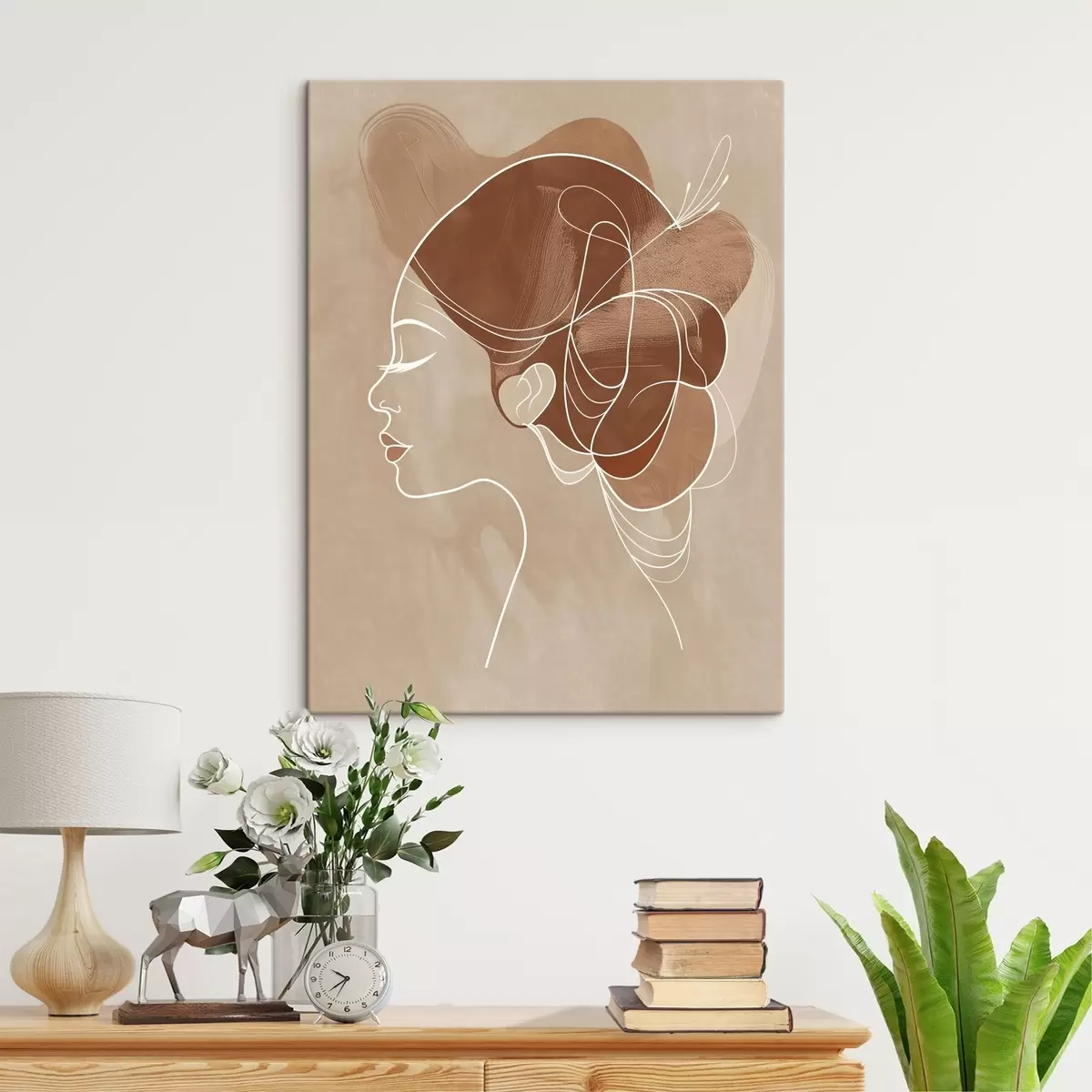 carta da parati Composizione astratta, ragazza nr. s45655