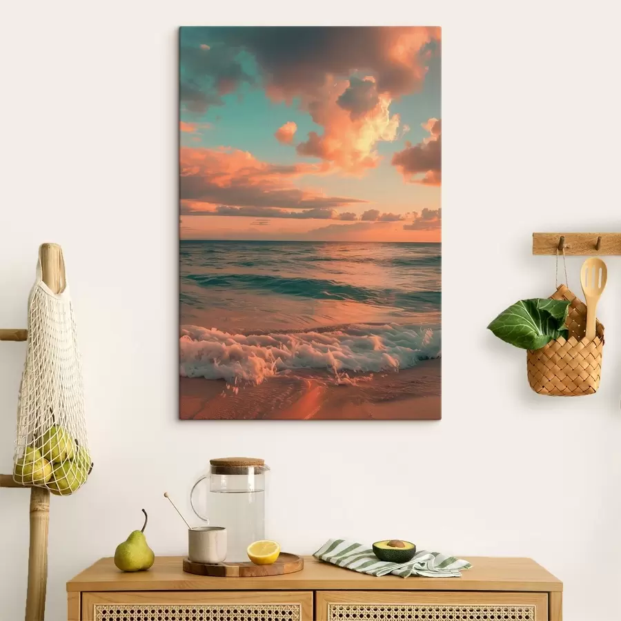 carta da parati Nuvole sullo sfondo del mare nr. s45660