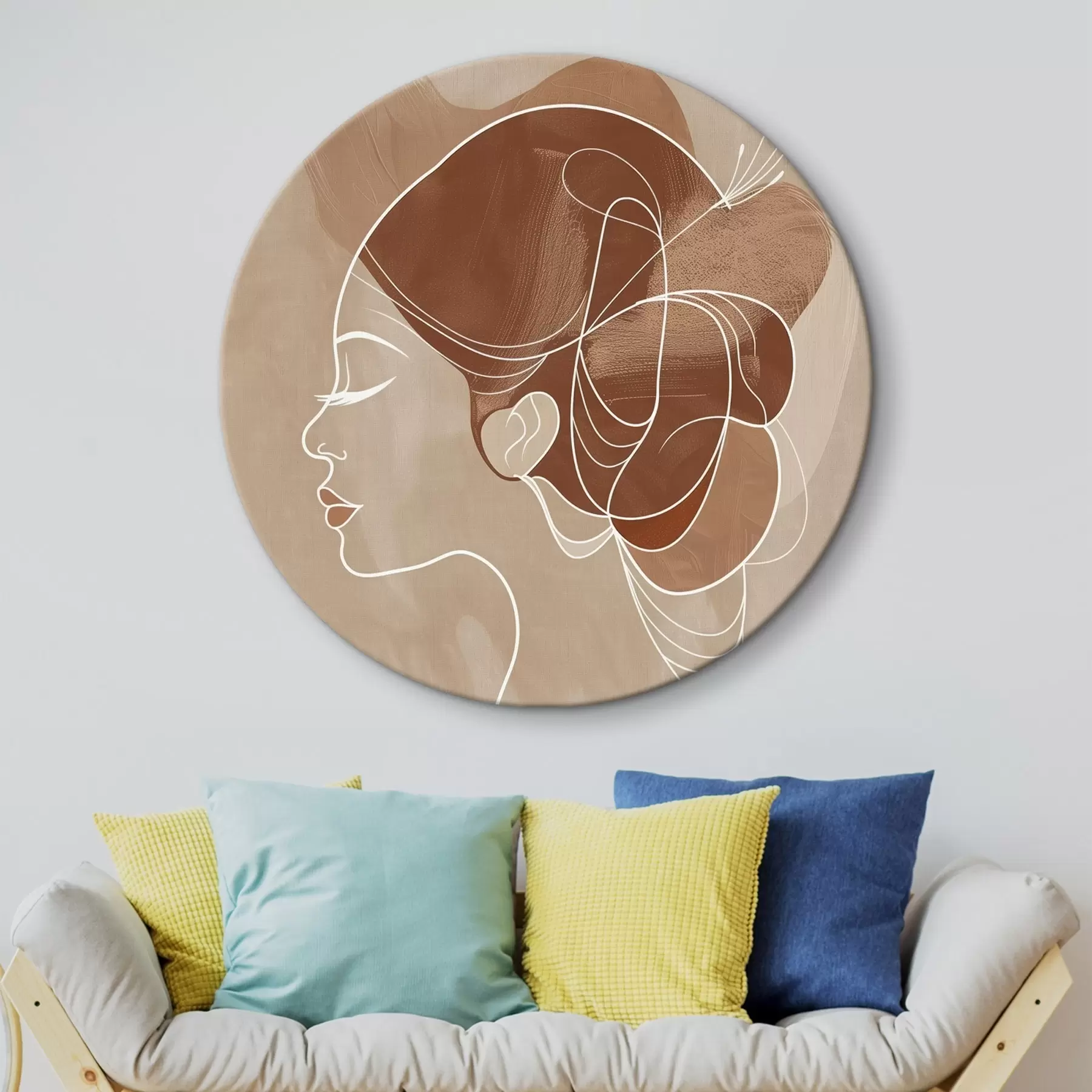 carta da parati Composizione astratta, ragazza nr. r45655