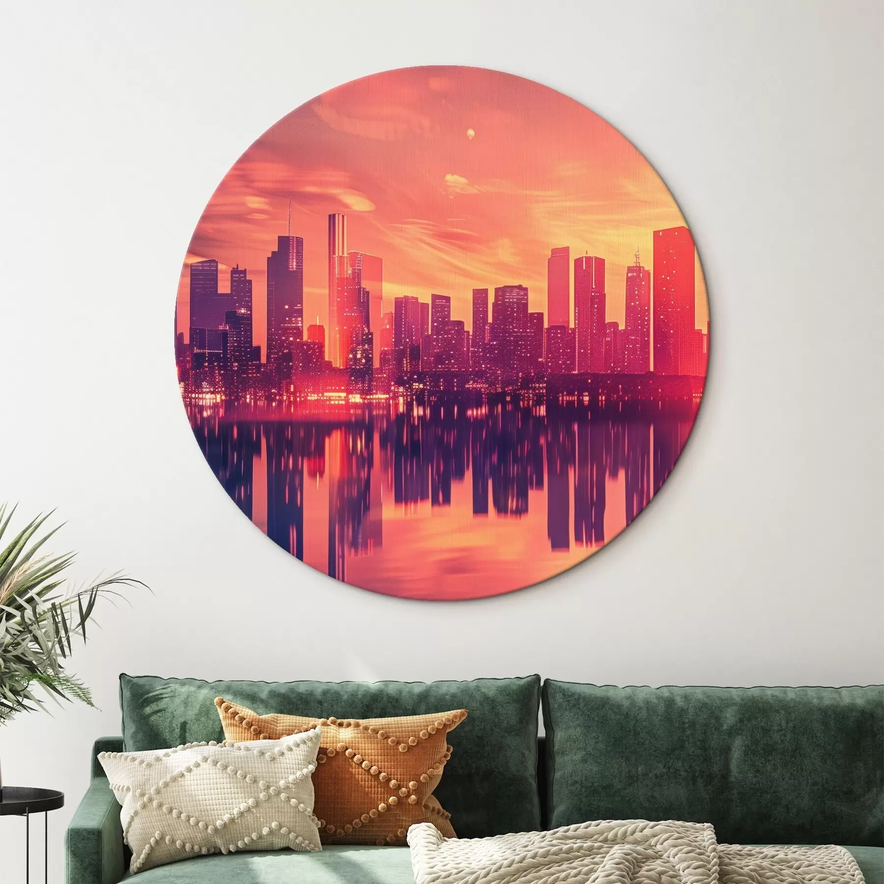 carta da parati Città al tramonto nr. r45658